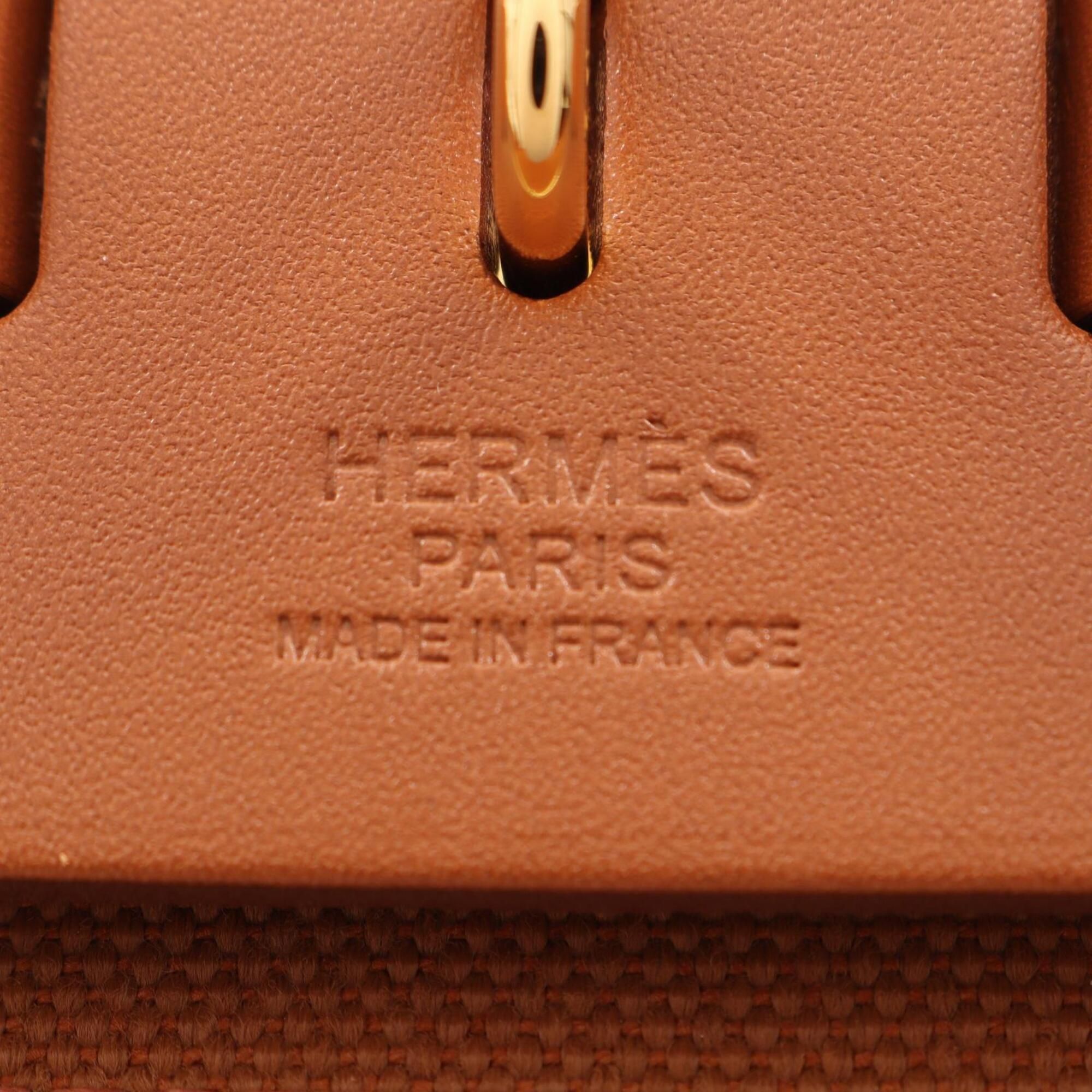 Canvas Leather Handbag (Pre-Owned) - Hermes - Modalova