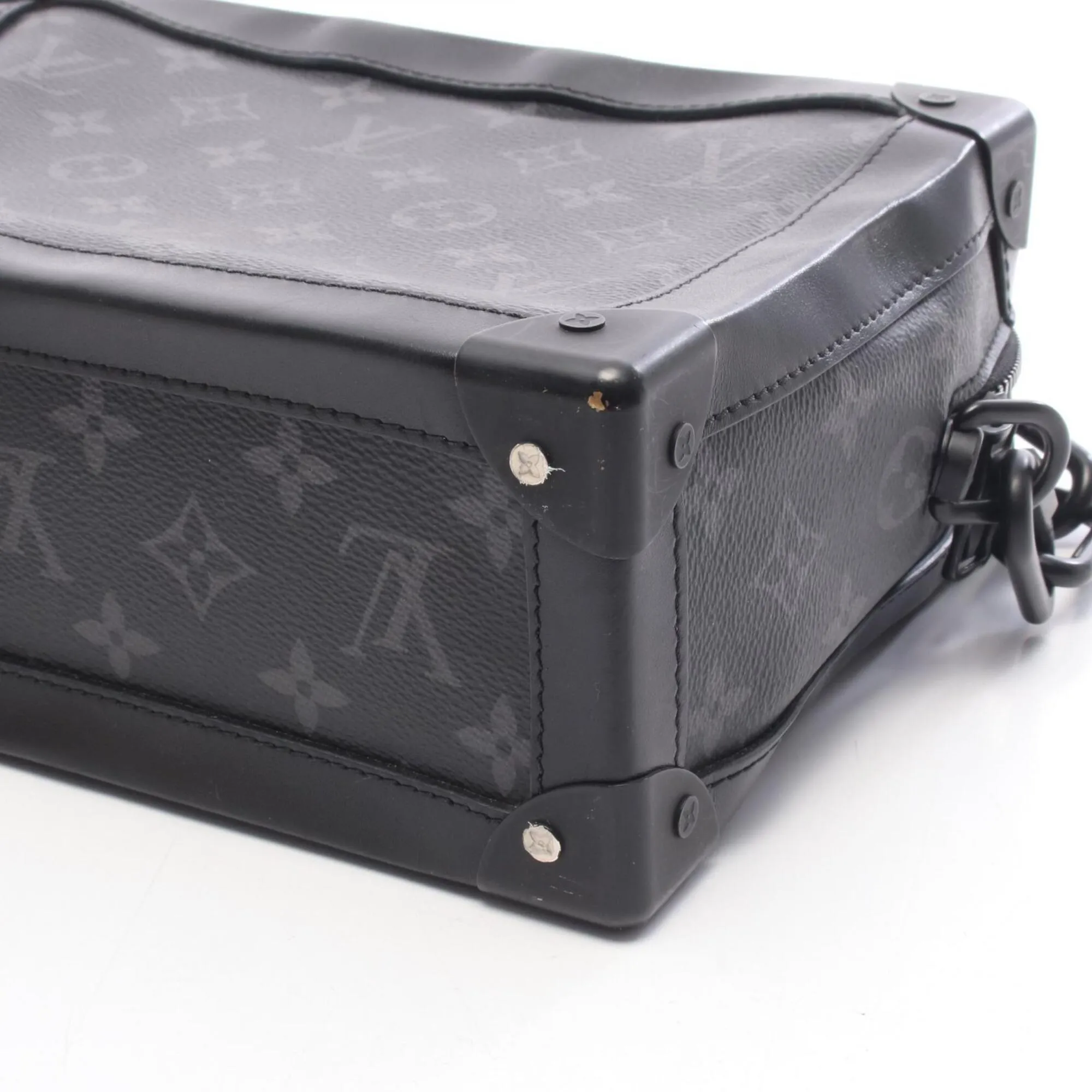 Coated Canvas Monogram Eclipse Leather Handbag Shoulder Bag (Pre-Owned) - Louis Vuitton - Modalova
