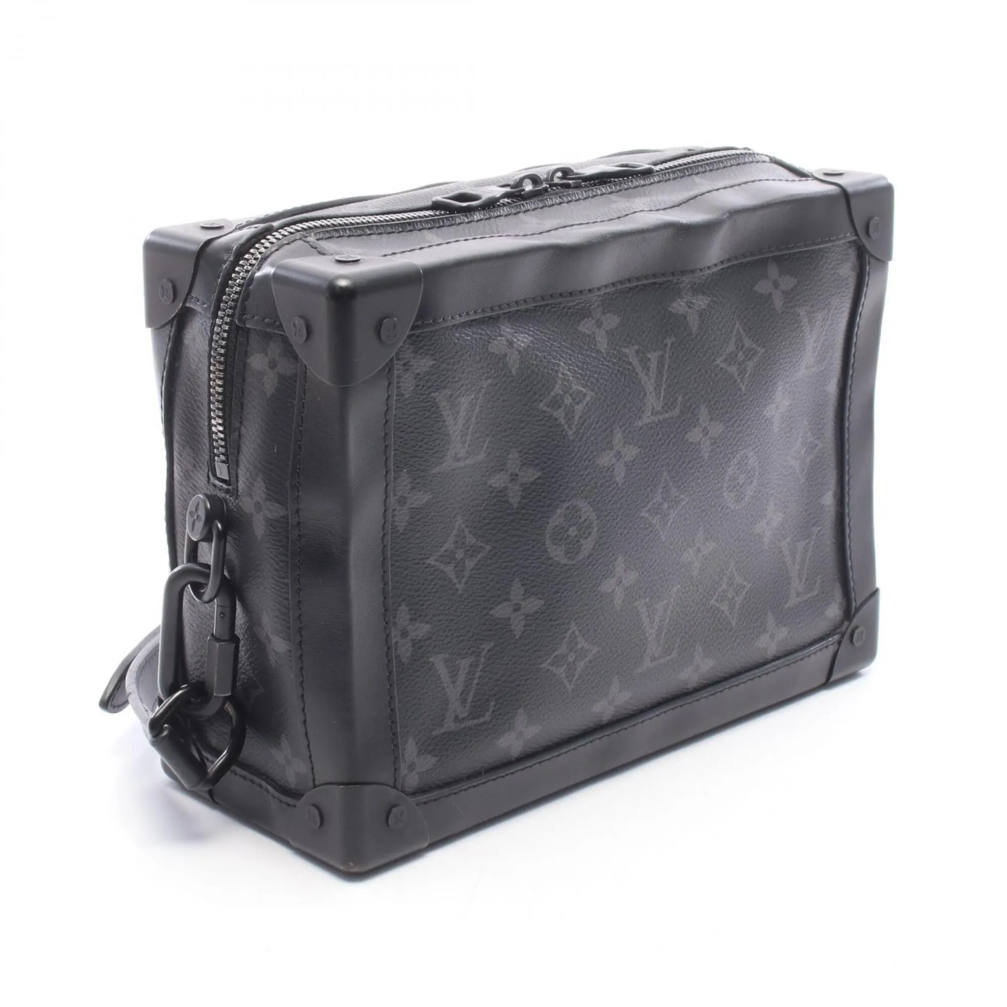 Coated Canvas Monogram Eclipse Leather Handbag Shoulder Bag (Pre-Owned) - Louis Vuitton - Modalova