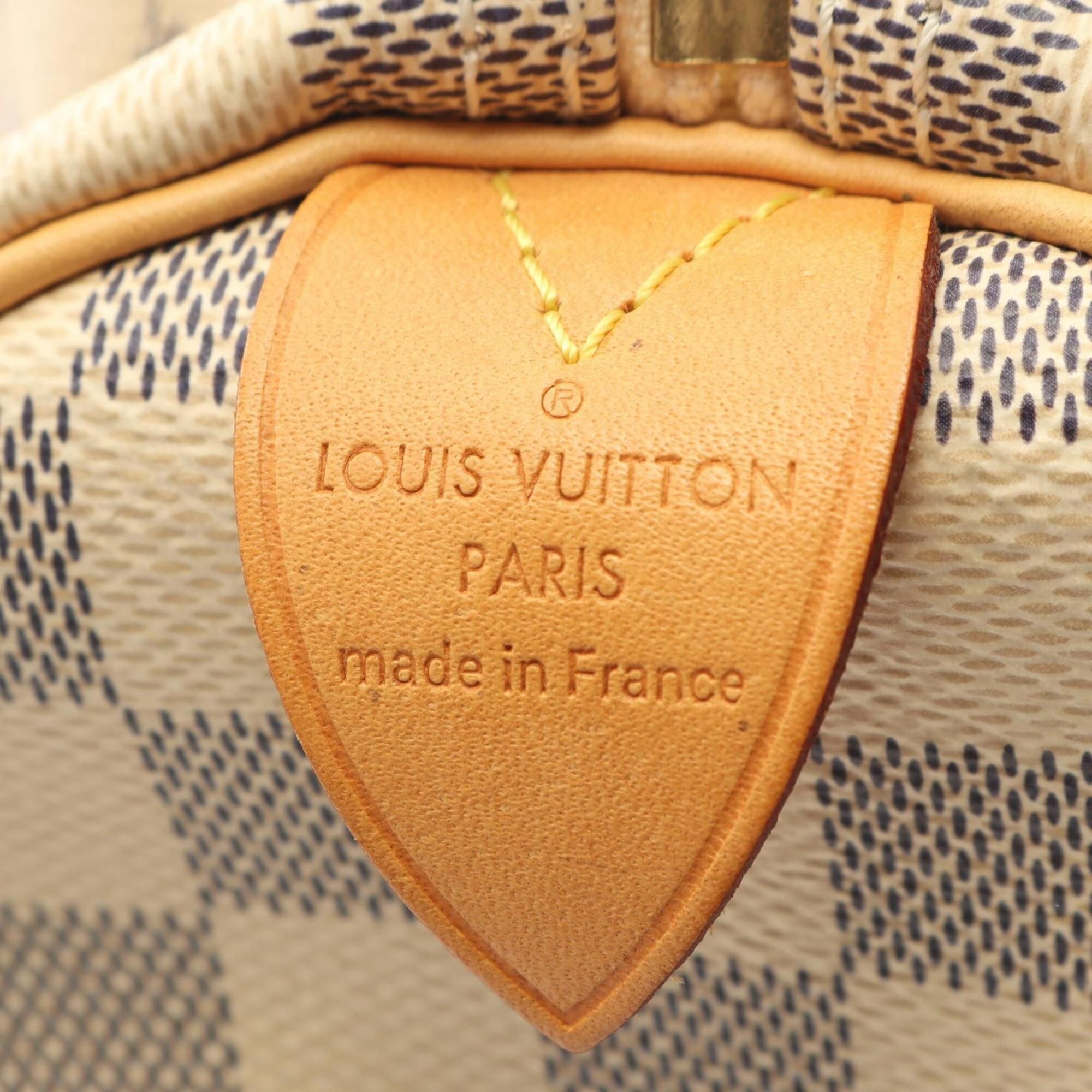Damier Azur Coated Canvas Leather Handbag (Pre-Owned) - Louis Vuitton - Modalova