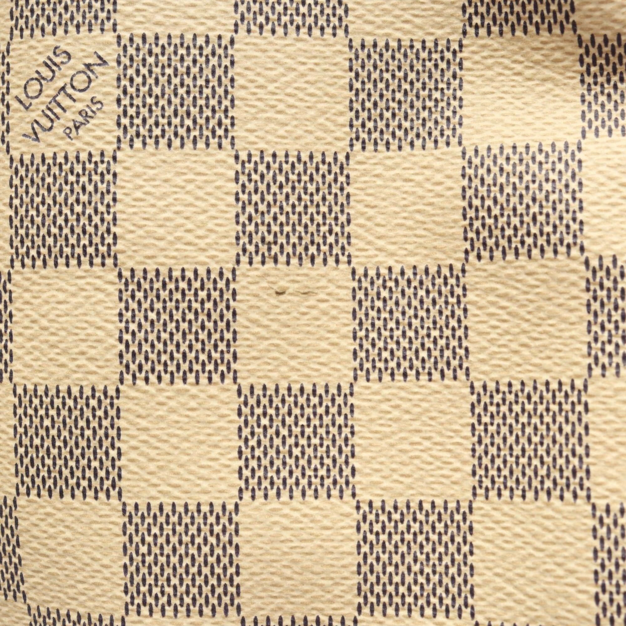 Damier Azur Coated Canvas Leather Handbag (Pre-Owned) - Louis Vuitton - Modalova
