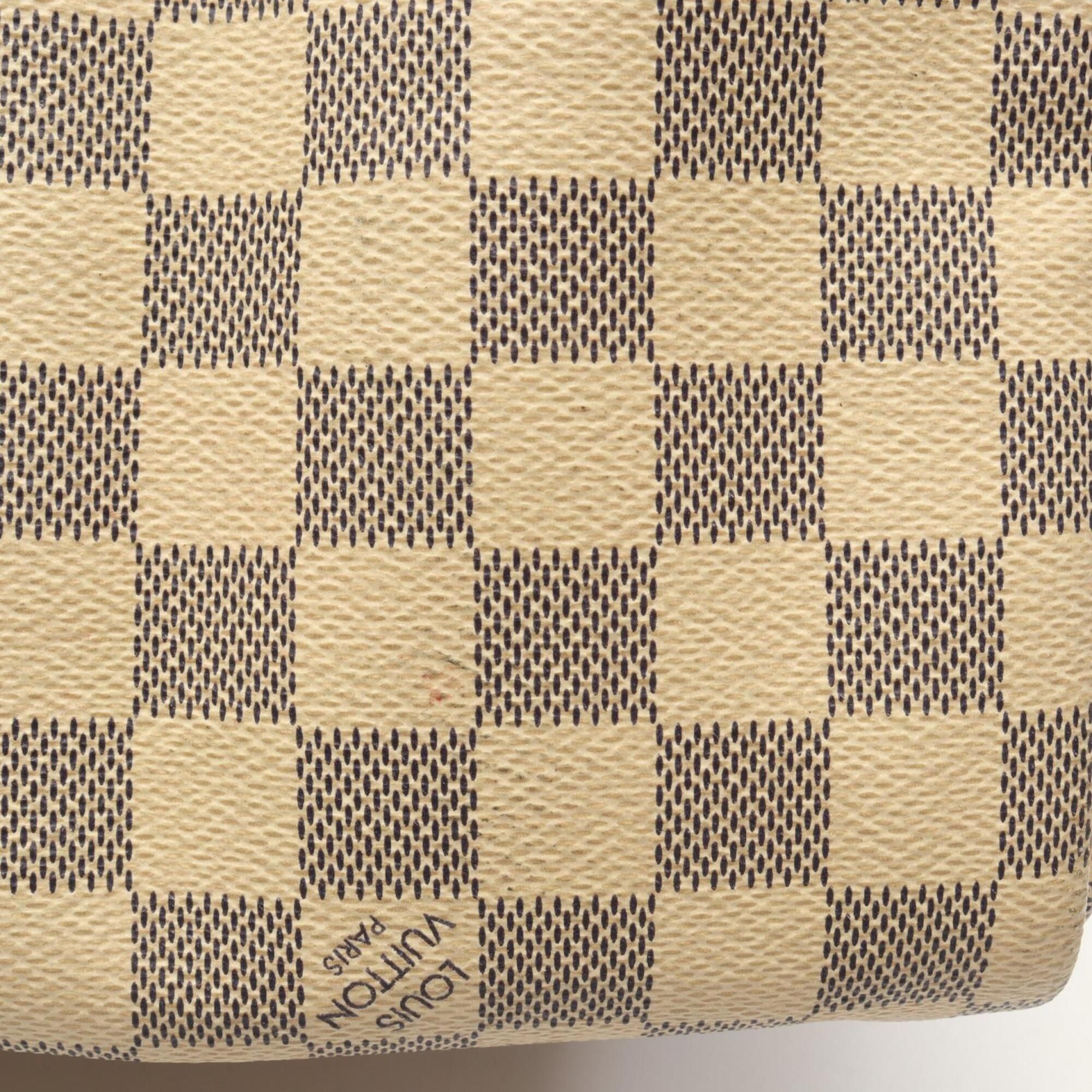 Damier Azur Coated Canvas Leather Handbag (Pre-Owned) - Louis Vuitton - Modalova