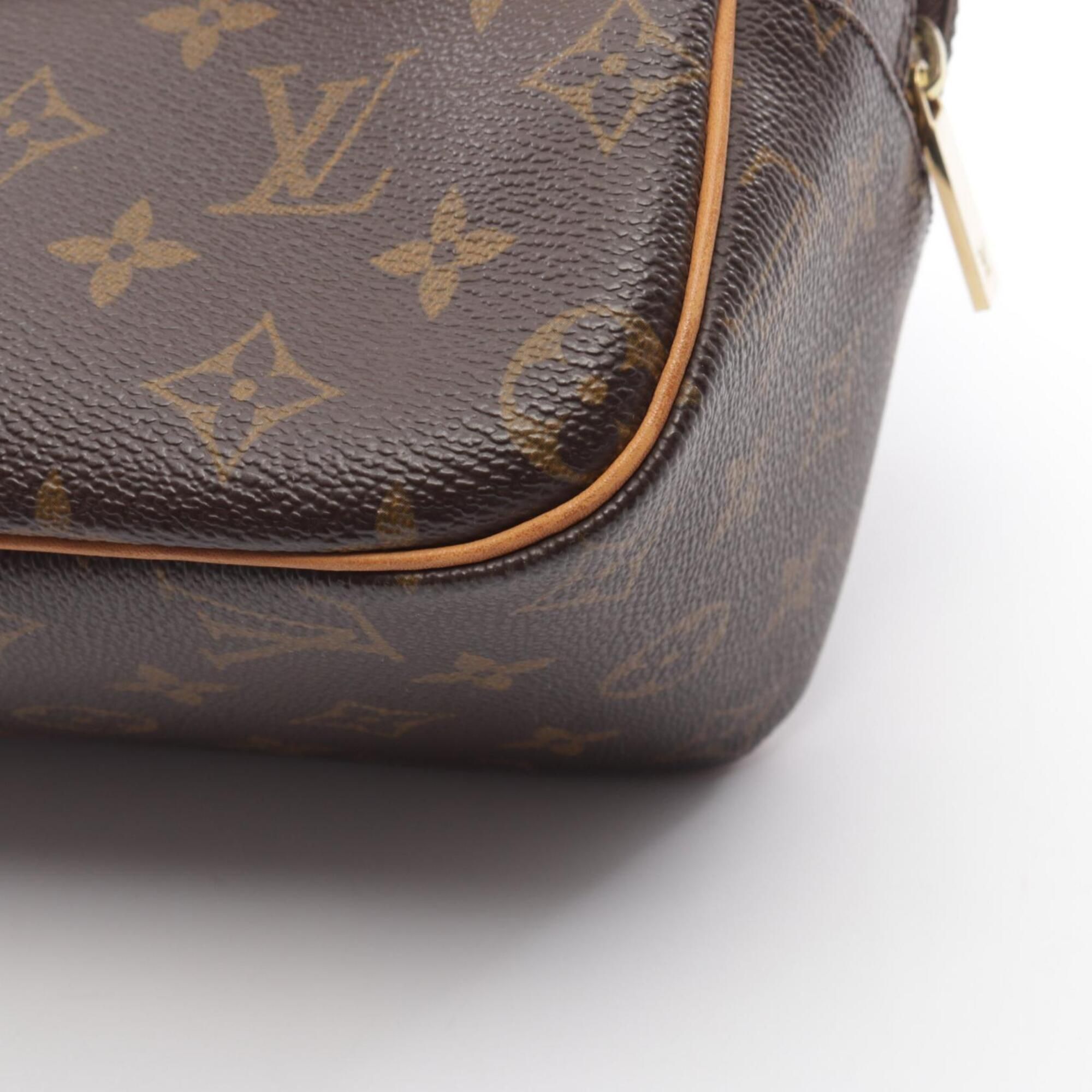 Coated Canvas Monogram Leather Handbag Shoulder Bag (Pre-Owned) - Louis Vuitton - Modalova