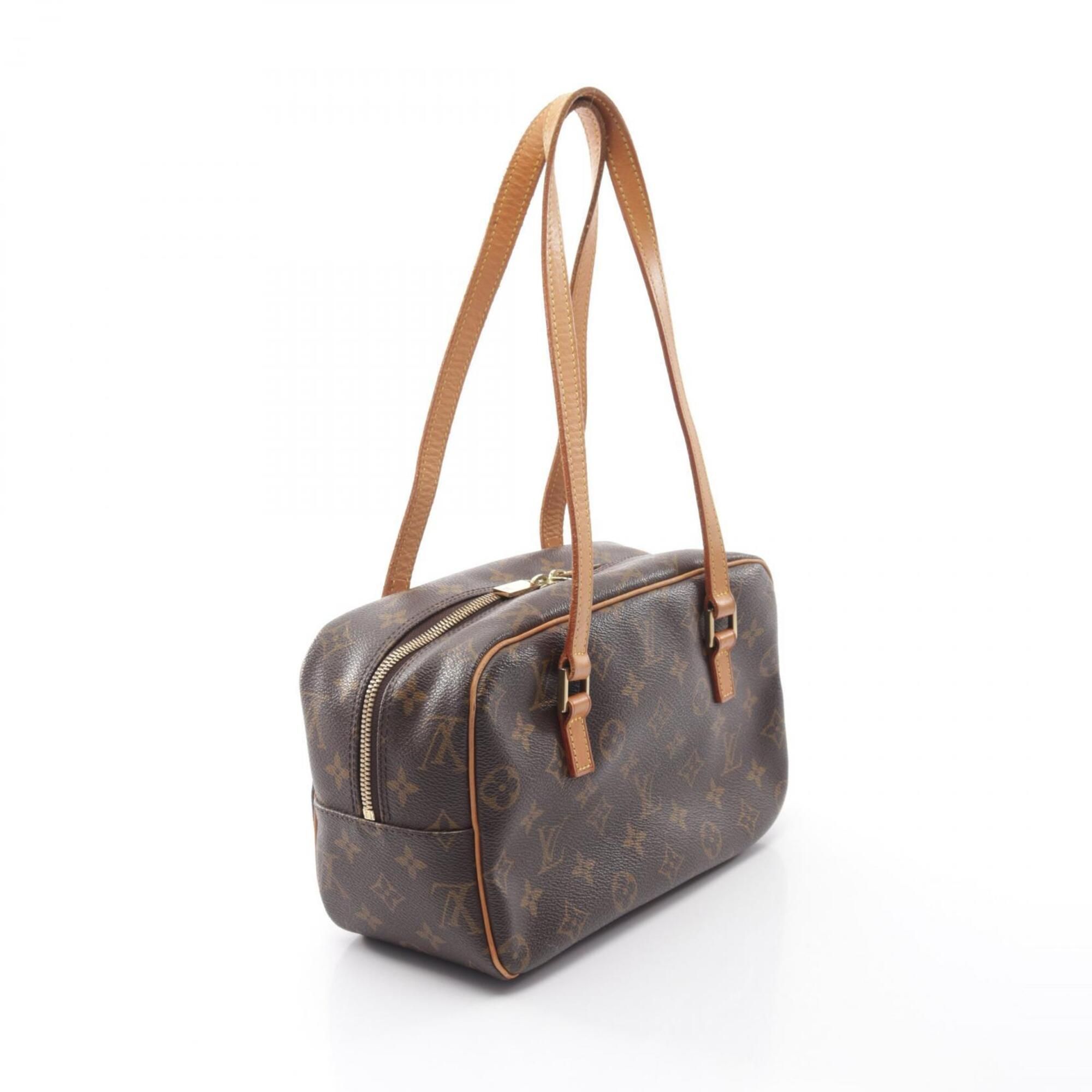 Coated Canvas Monogram Leather Handbag Shoulder Bag (Pre-Owned) - Louis Vuitton - Modalova