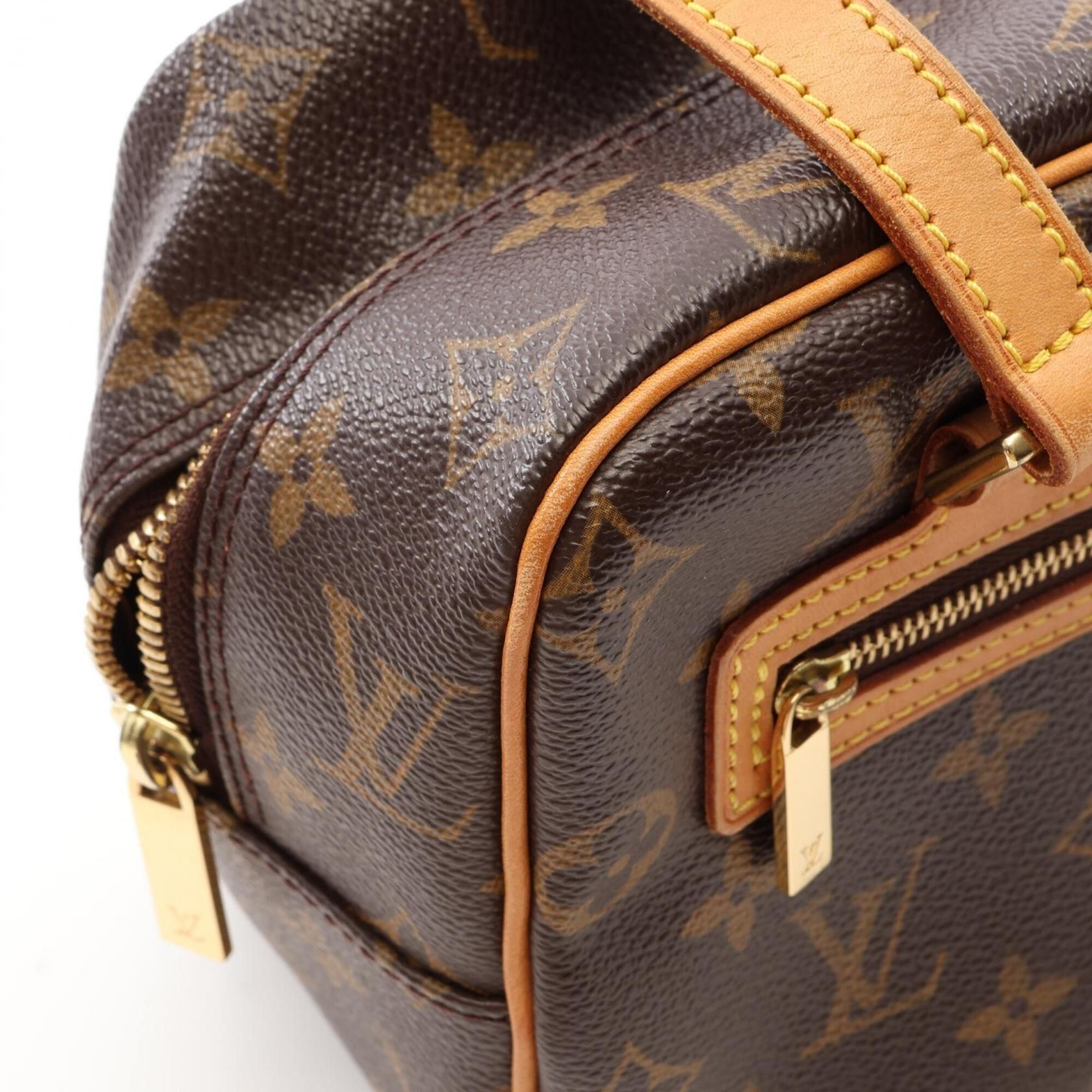 Coated Canvas Monogram Leather Handbag Shoulder Bag (Pre-Owned) - Louis Vuitton - Modalova