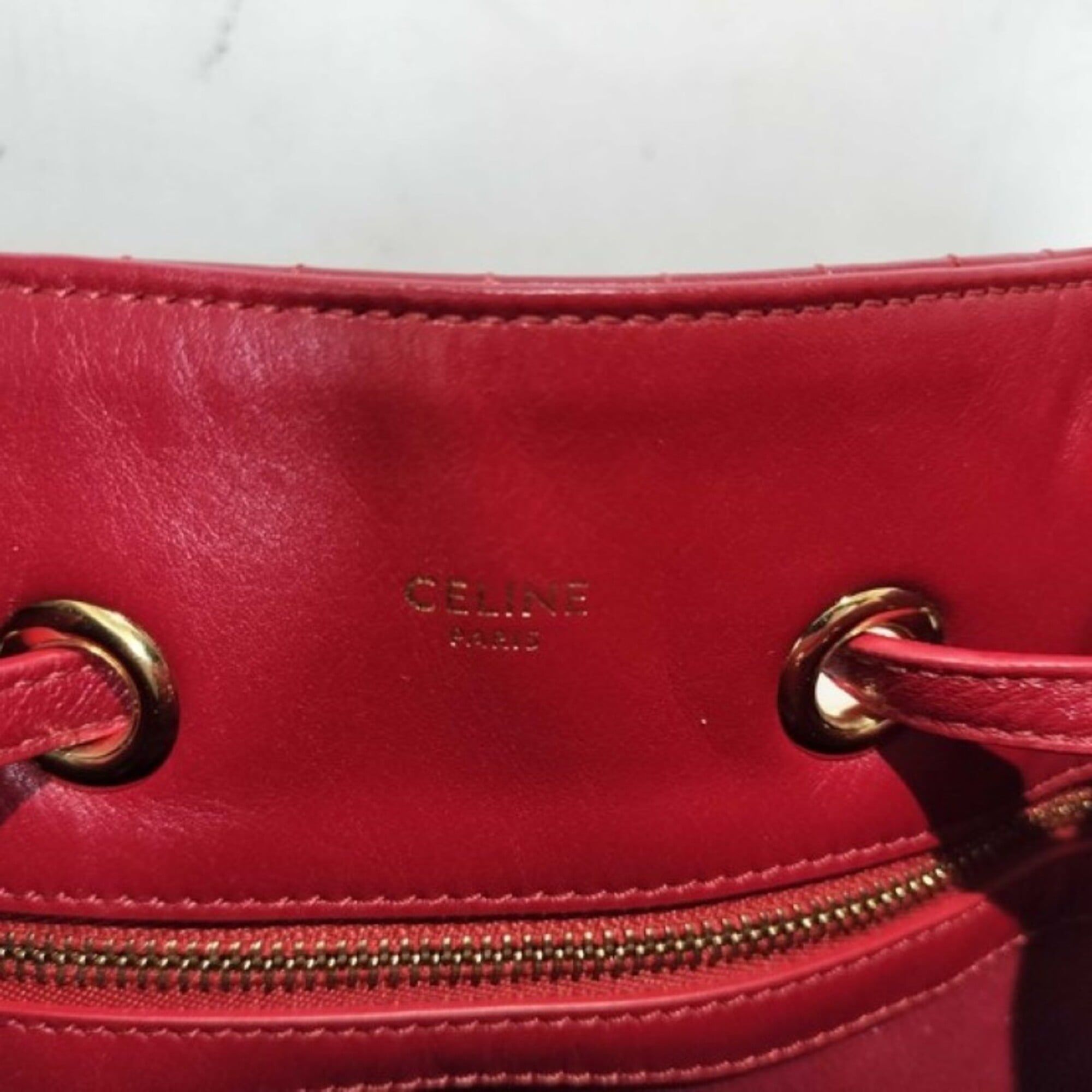 Leather Backpack (Pre-Owned) - Celine - Modalova