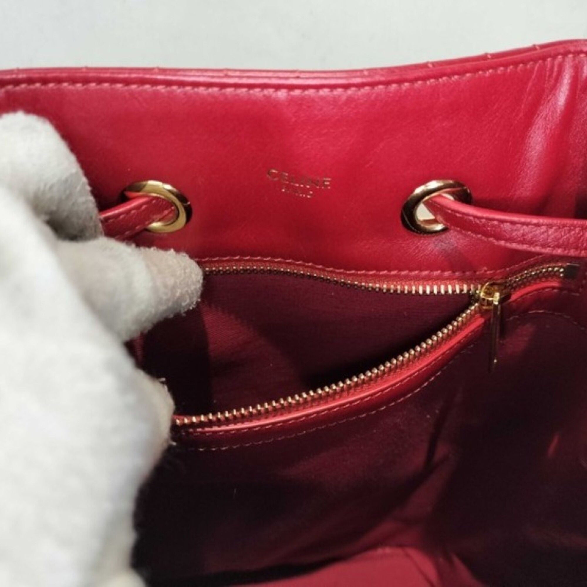 Leather Backpack (Pre-Owned) - Celine - Modalova