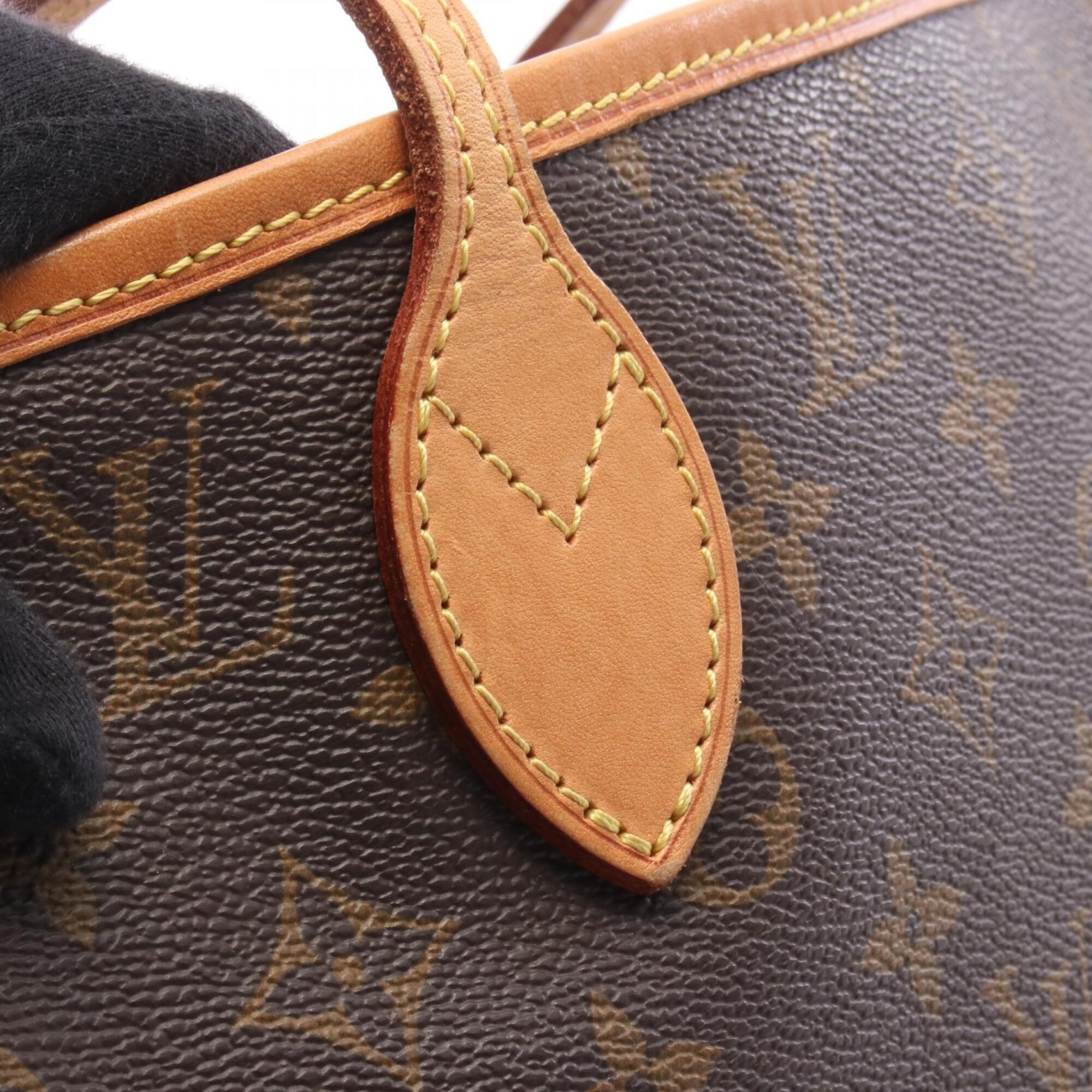 Coated Canvas Monogram Leather Handbag Tote Bag (Pre-Owned) - Louis Vuitton - Modalova