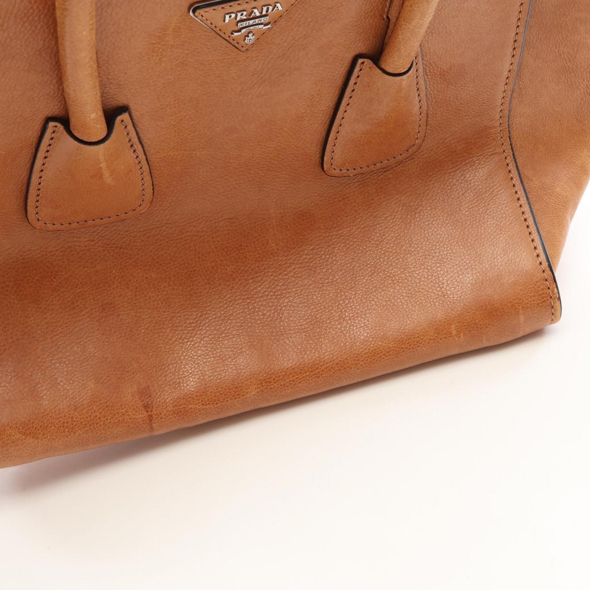 Leather Handbag (Pre-Owned) - Prada - Modalova