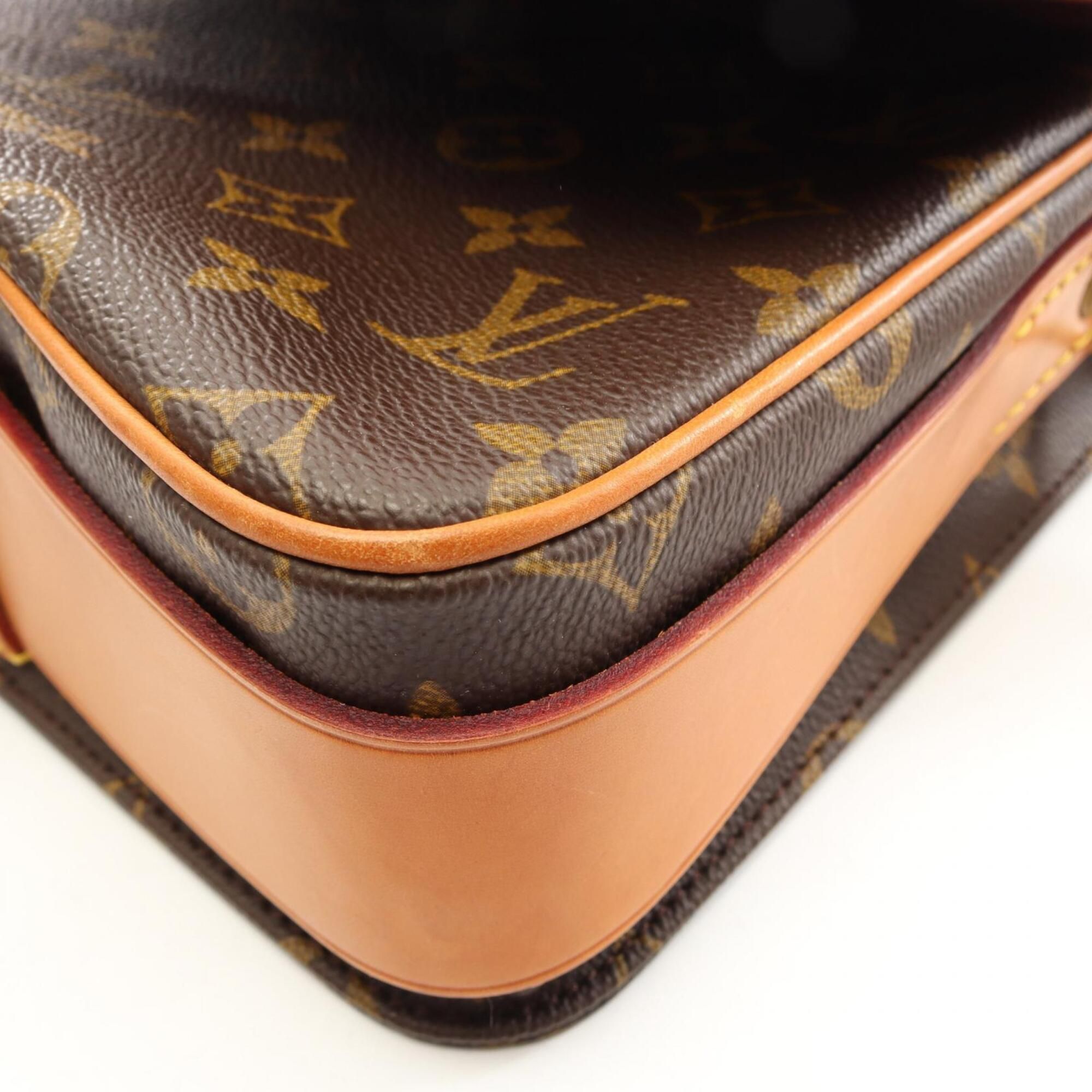 Coated Canvas Leather Monogram Handbag Shoulder Bag (Pre-Owned) - Louis Vuitton - Modalova