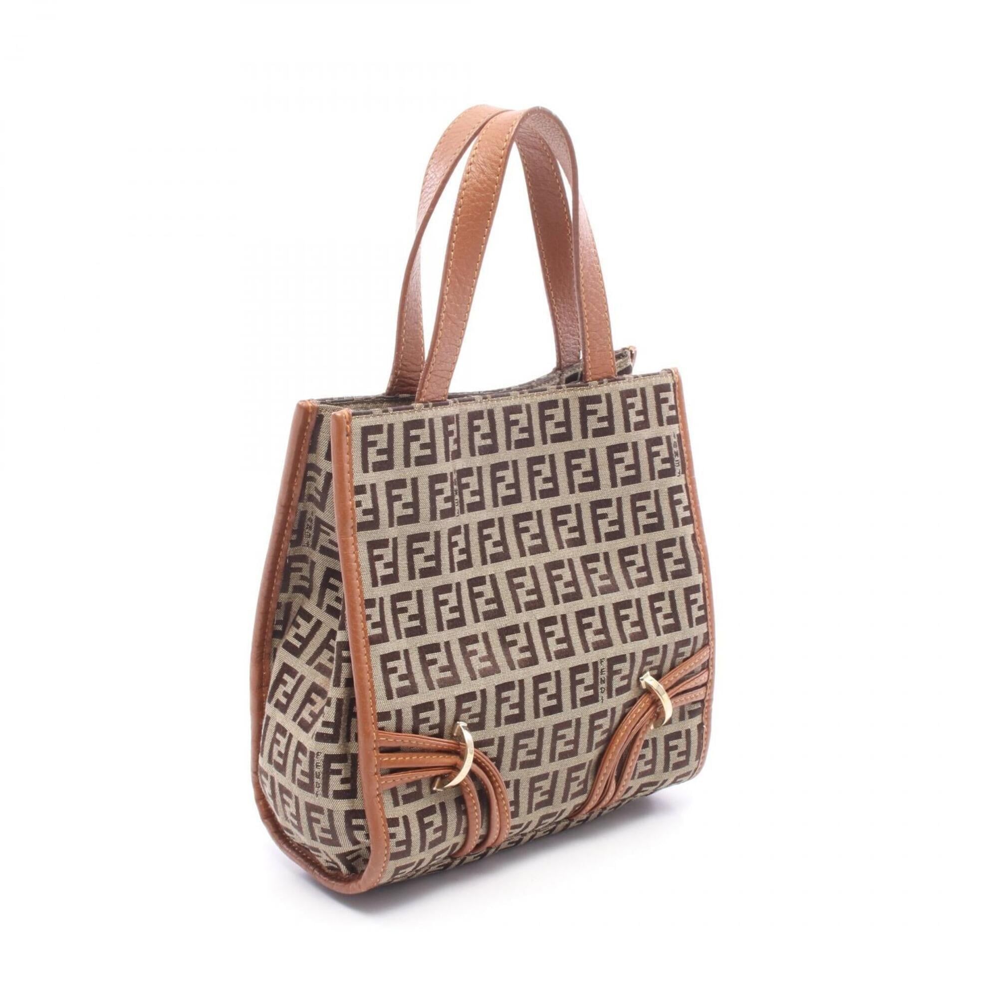 Canvas Leather Handbag (Pre-Owned) - Fendi - Modalova