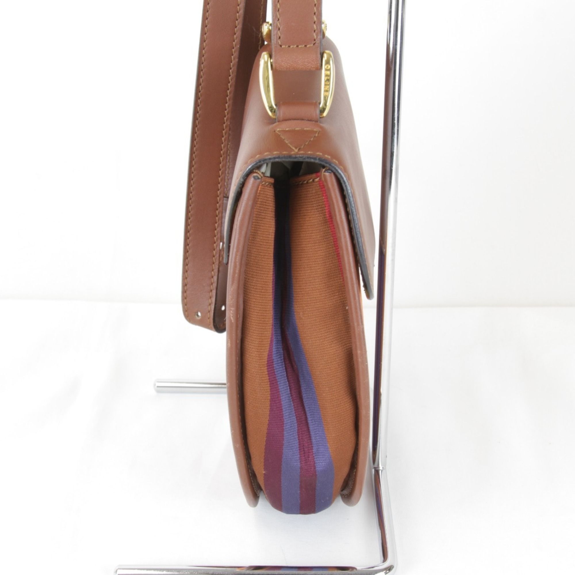 Canvas Leather Shoulder Bag (Pre-Owned) - Celine - Modalova
