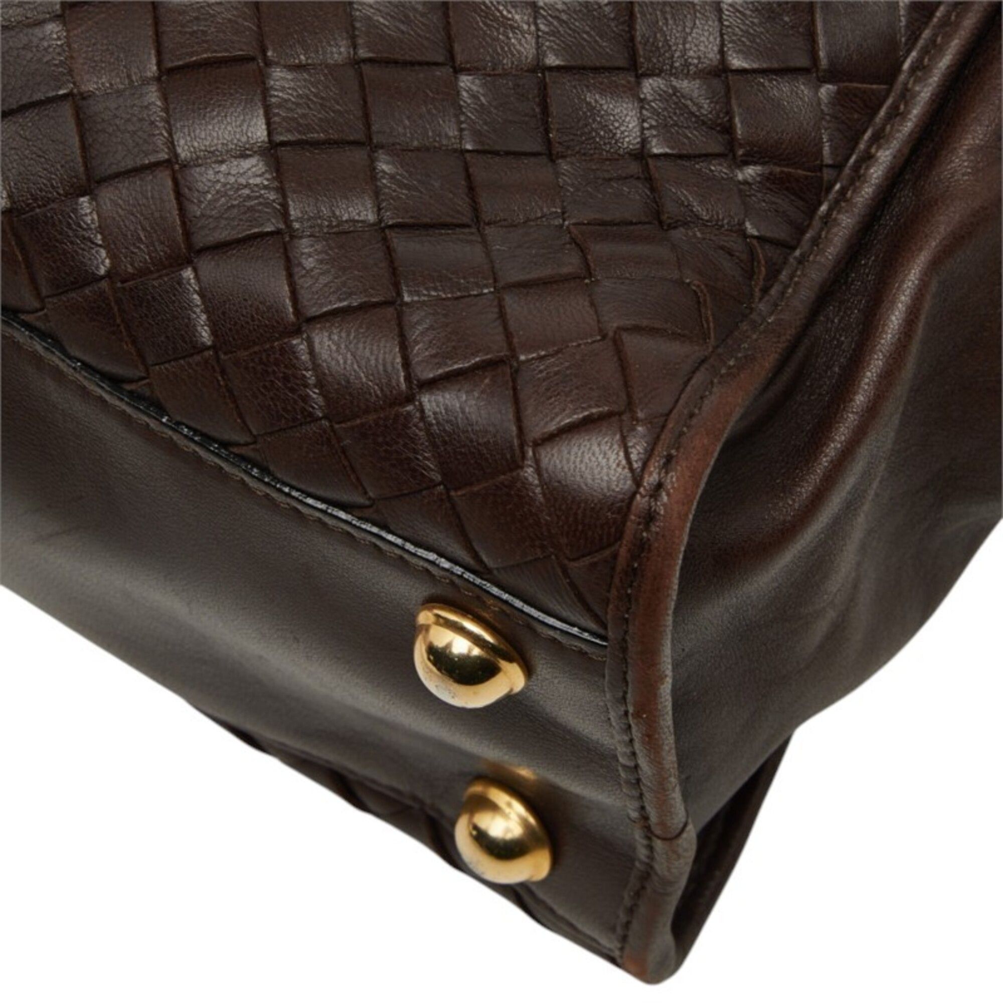 Leather Handbag Shoulder Bag (Pre-Owned) - Bottega Veneta - Modalova