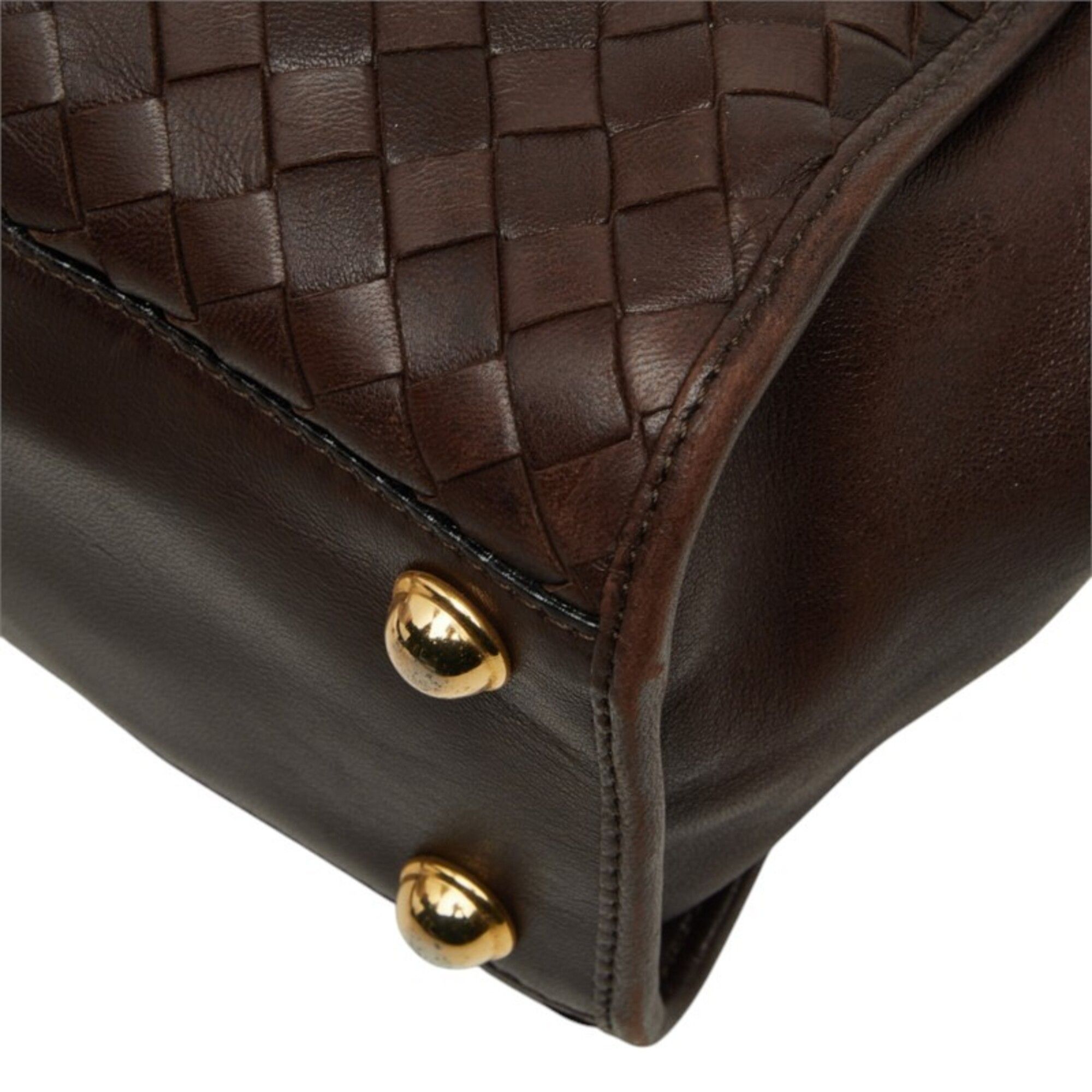 Leather Handbag Shoulder Bag (Pre-Owned) - Bottega Veneta - Modalova