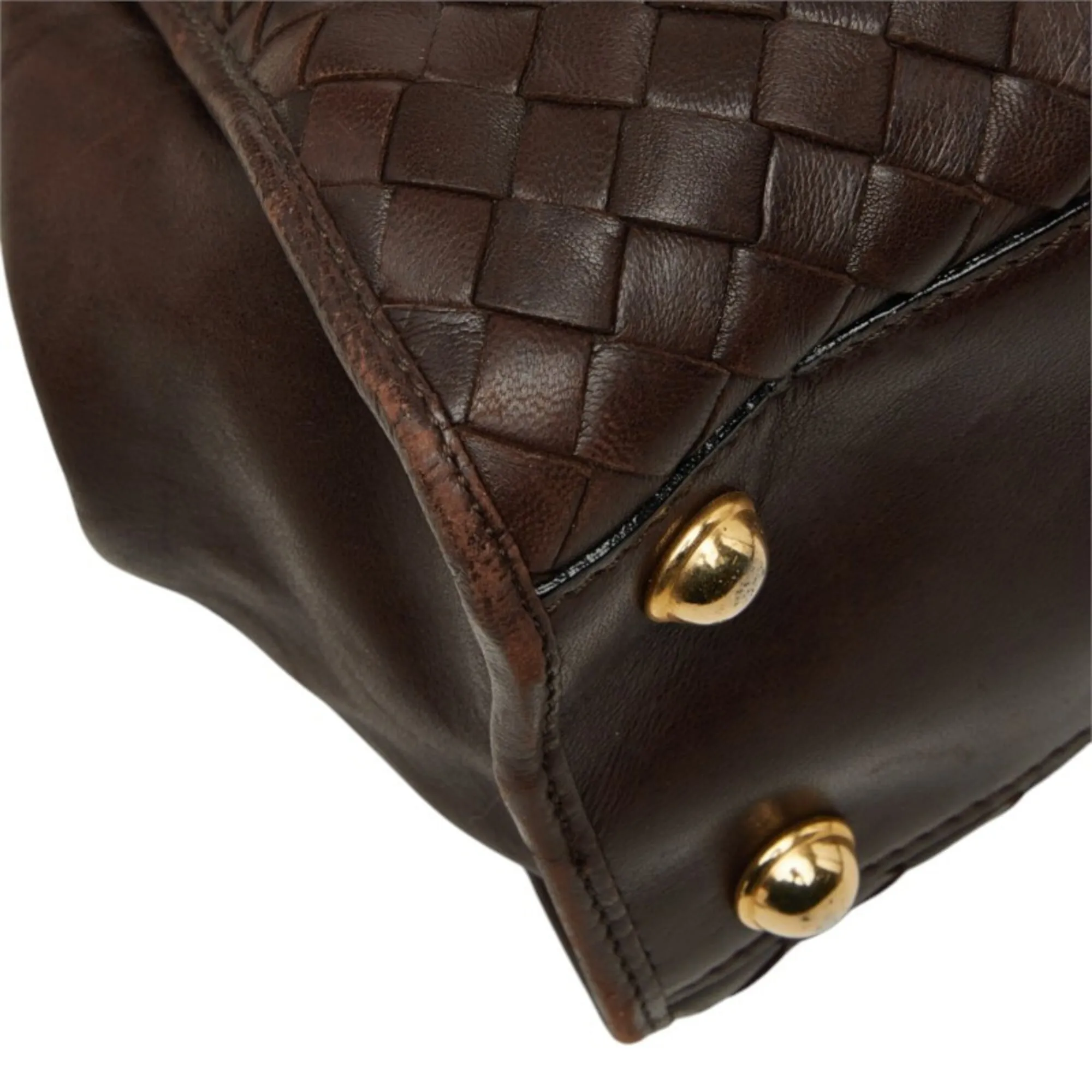 Leather Handbag Shoulder Bag (Pre-Owned) - Bottega Veneta - Modalova