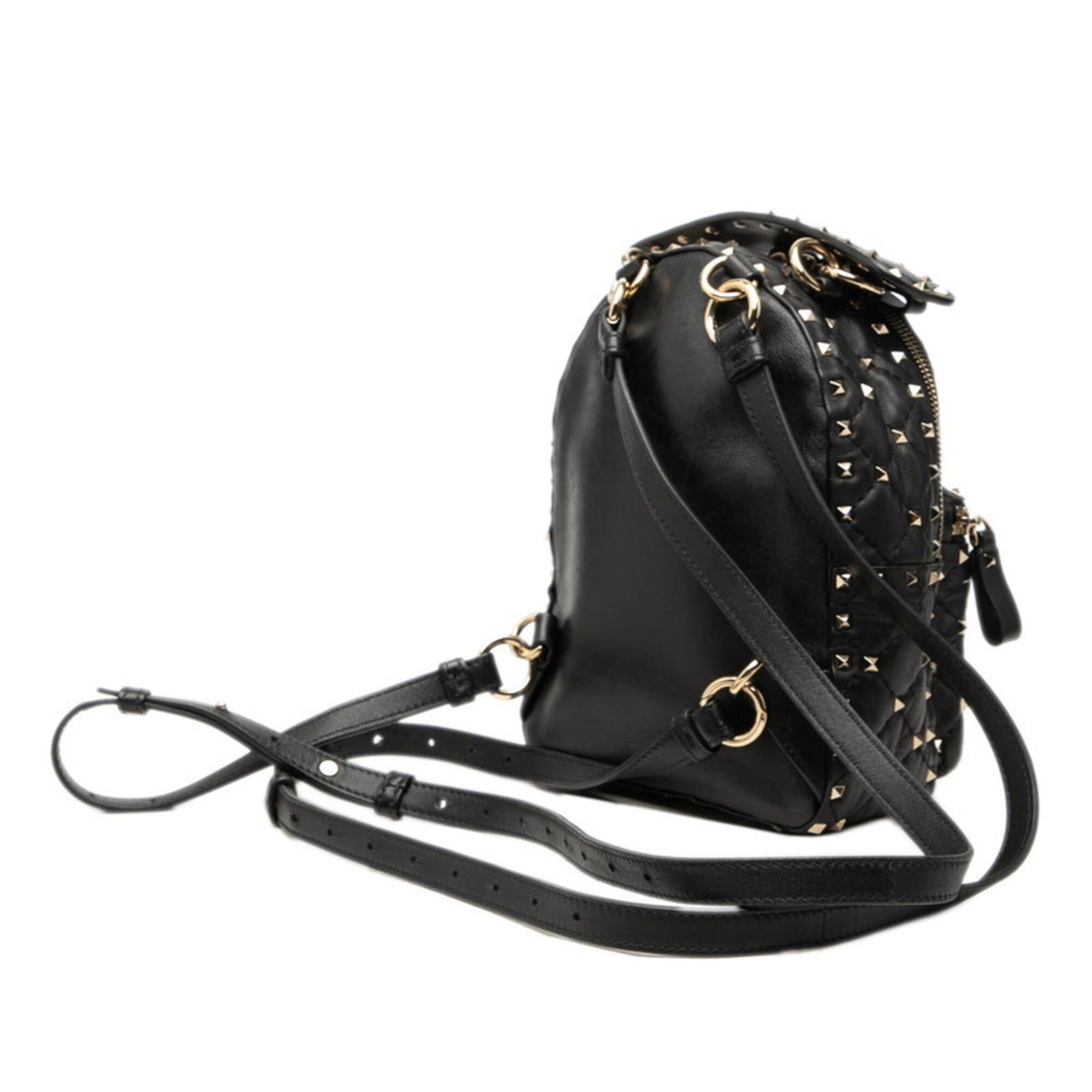 Leather Backpack (Pre-Owned) - Valentino - Modalova