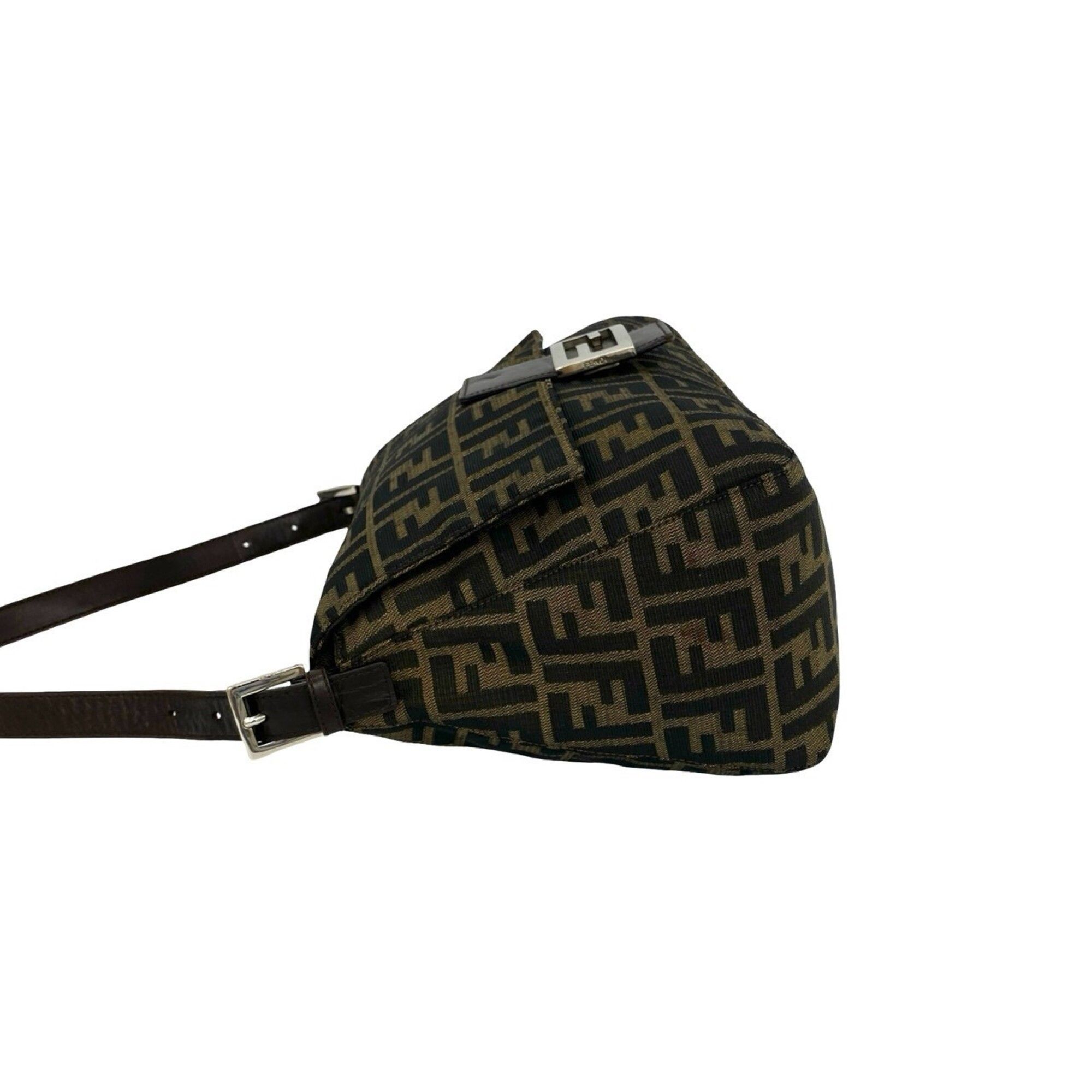 Canvas Leather Shoulder Bag (Pre-Owned) - Fendi - Modalova