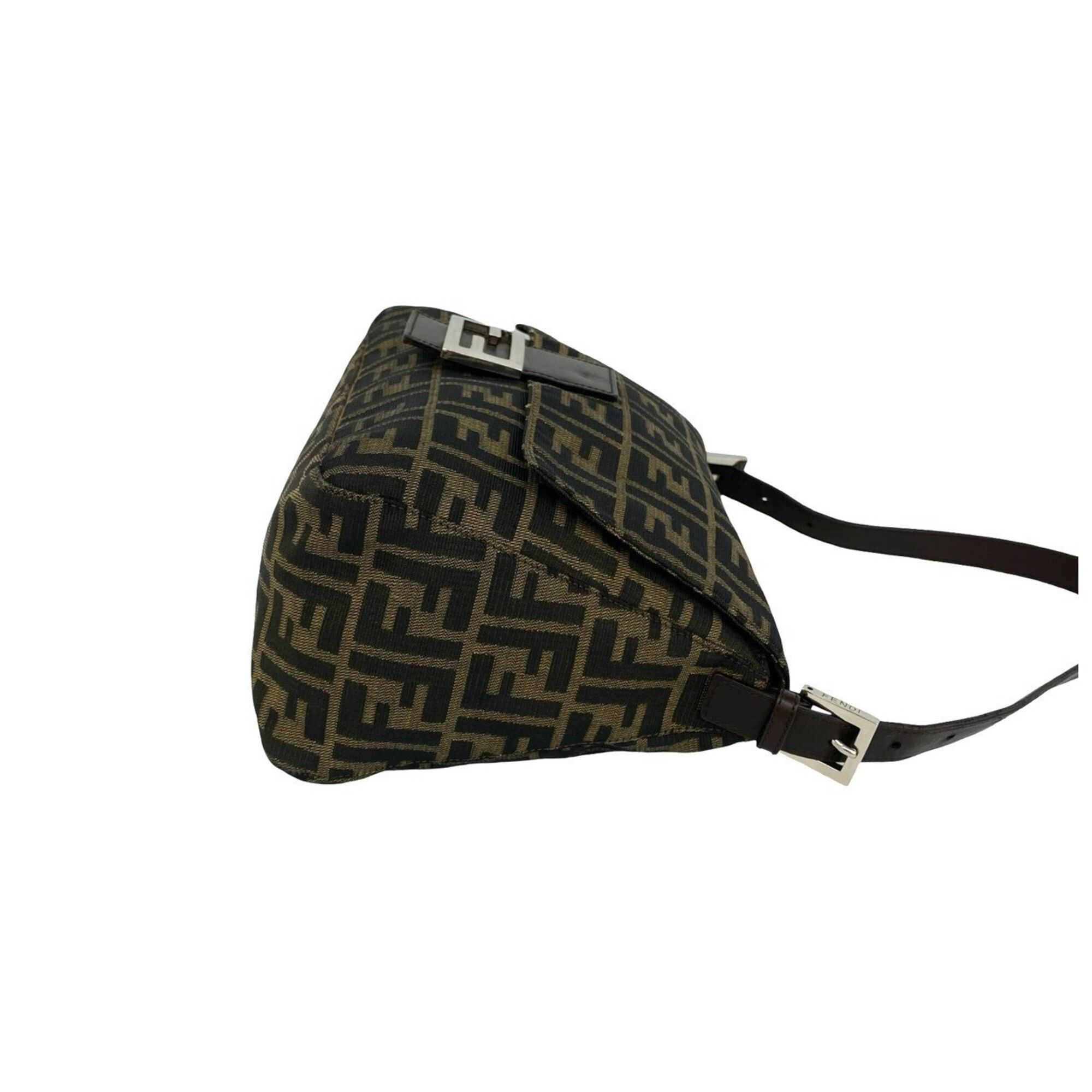 Canvas Leather Shoulder Bag (Pre-Owned) - Fendi - Modalova