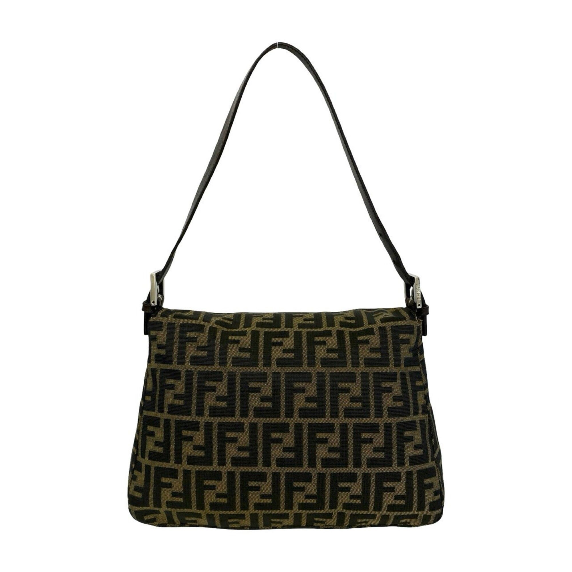 Canvas Leather Shoulder Bag (Pre-Owned) - Fendi - Modalova