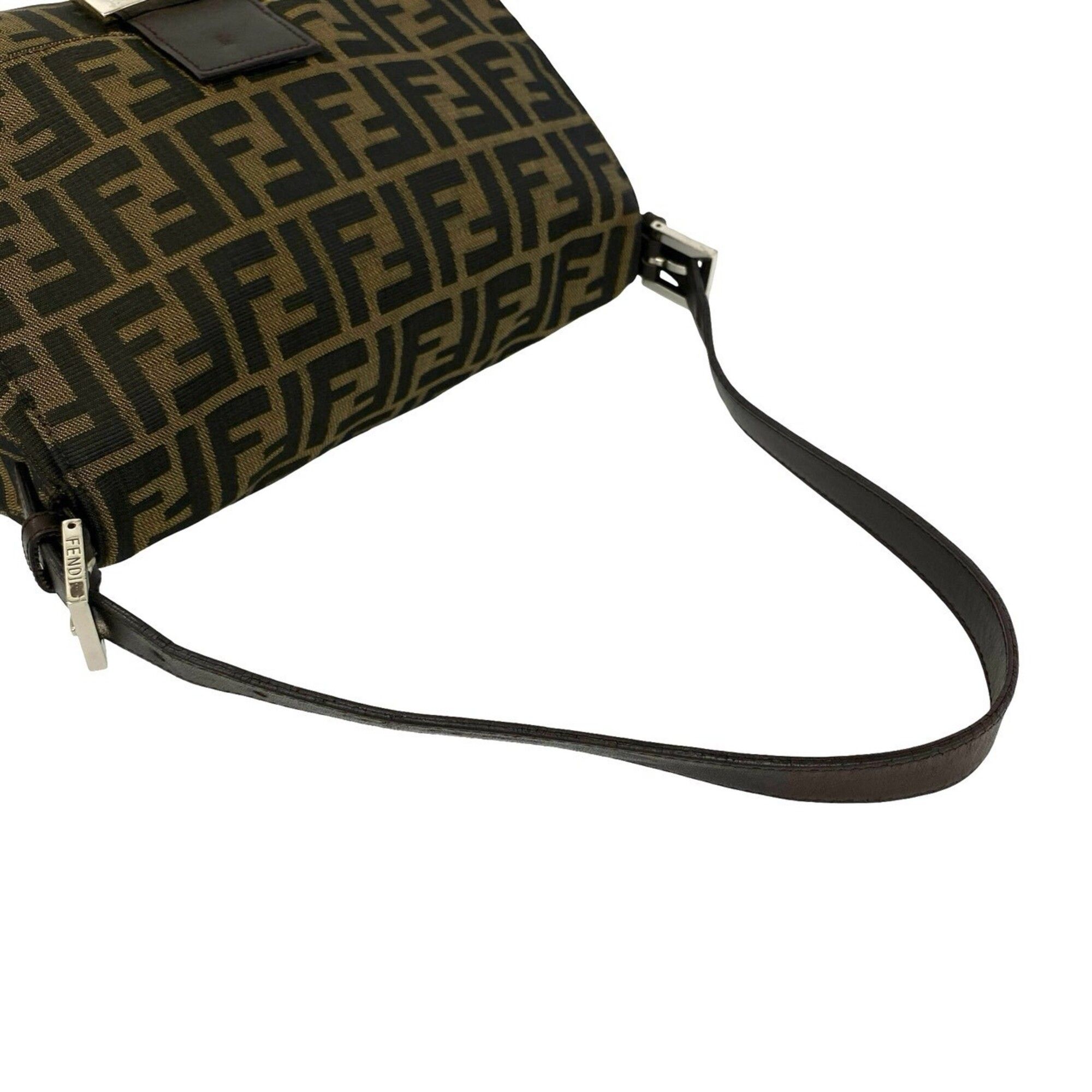 Canvas Leather Shoulder Bag (Pre-Owned) - Fendi - Modalova