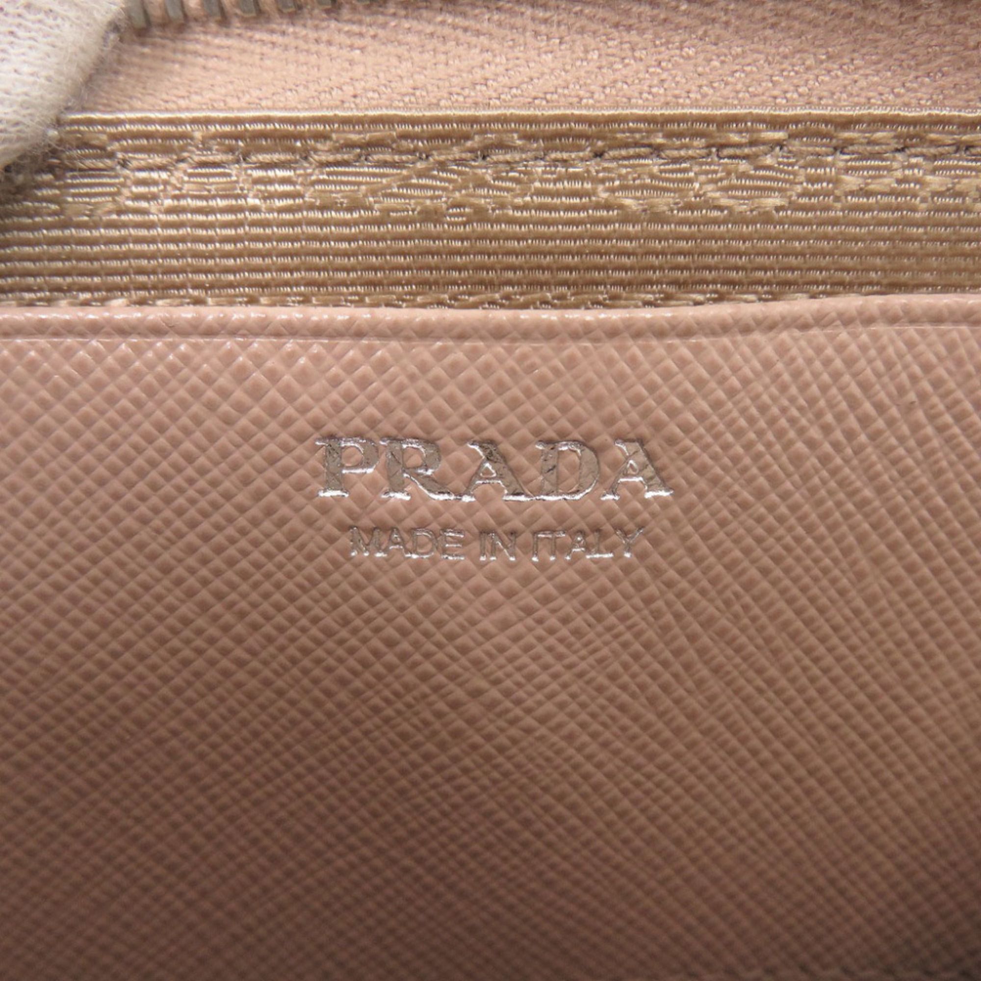 Leather Saffiano Triangle Shoulder Bag (Pre-Owned) - Prada - Modalova