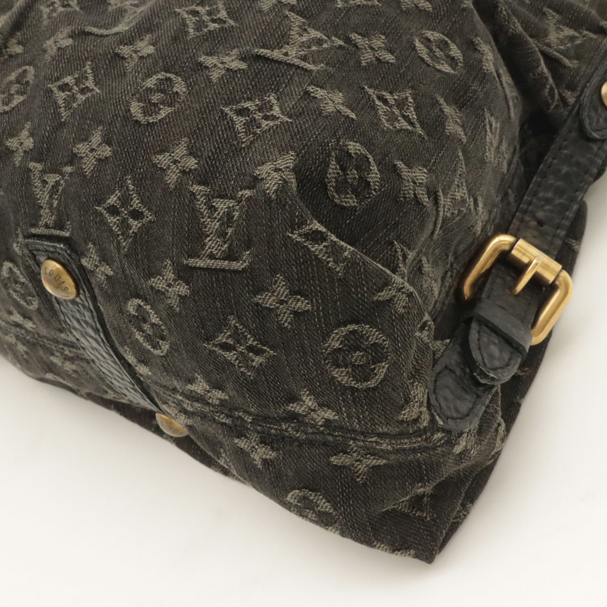 Denim Canvas Shoulder Bag Tote Bag (Pre-Owned) - Louis Vuitton - Modalova