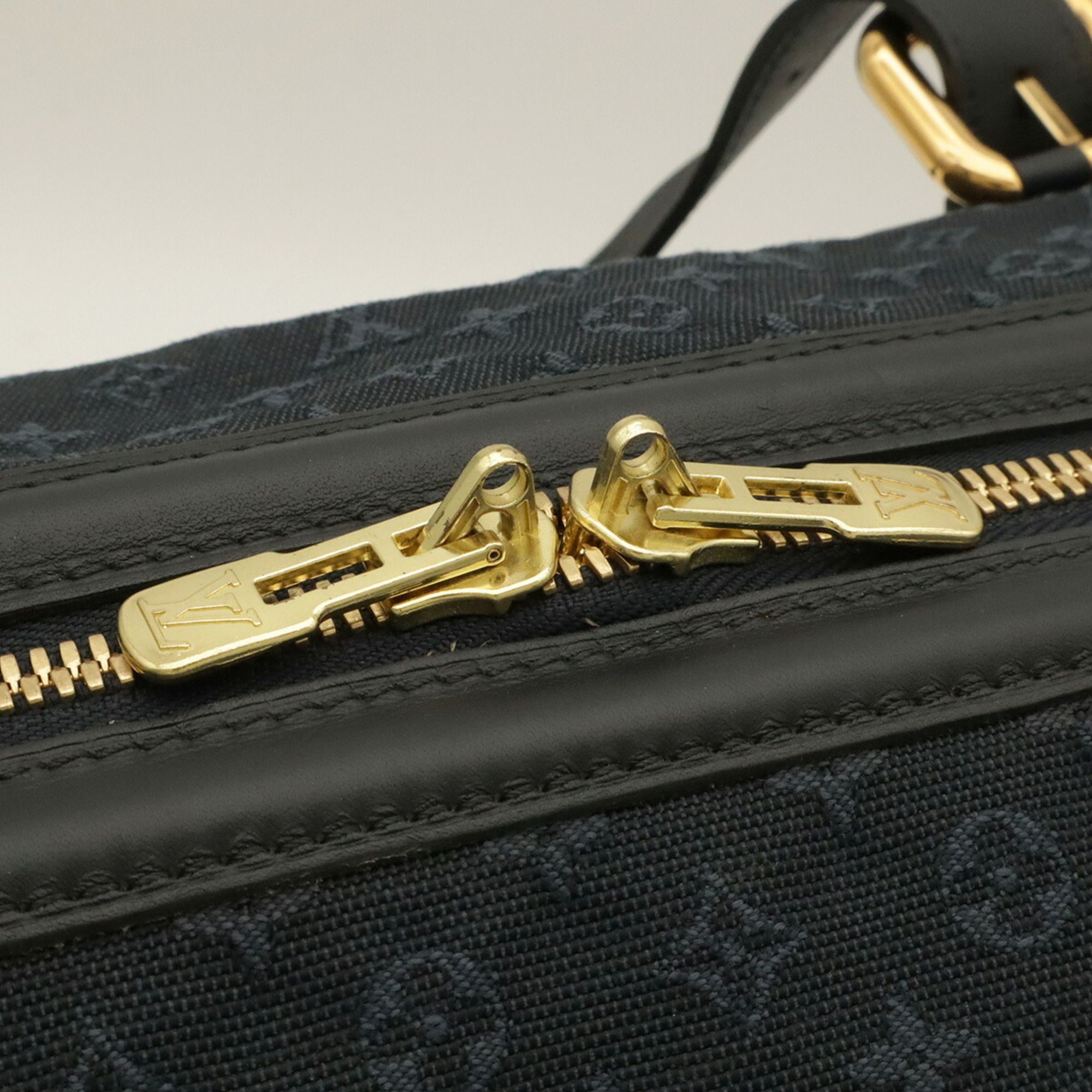 Canvas Leather Boston Bag Shoulder Bag (Pre-Owned) - Louis Vuitton - Modalova