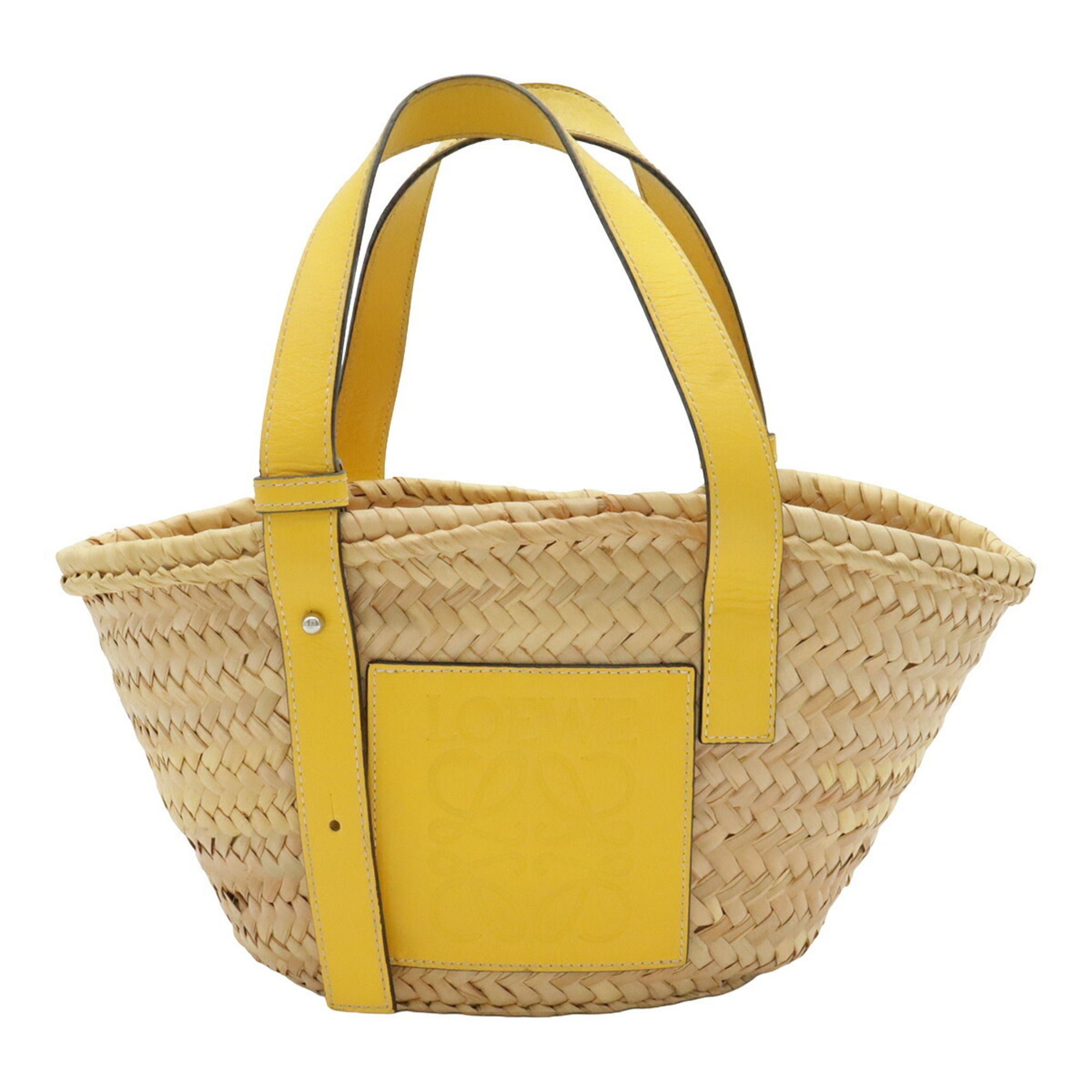 Leather Basket Handbag (Pre-Owned) - Loewe - Modalova