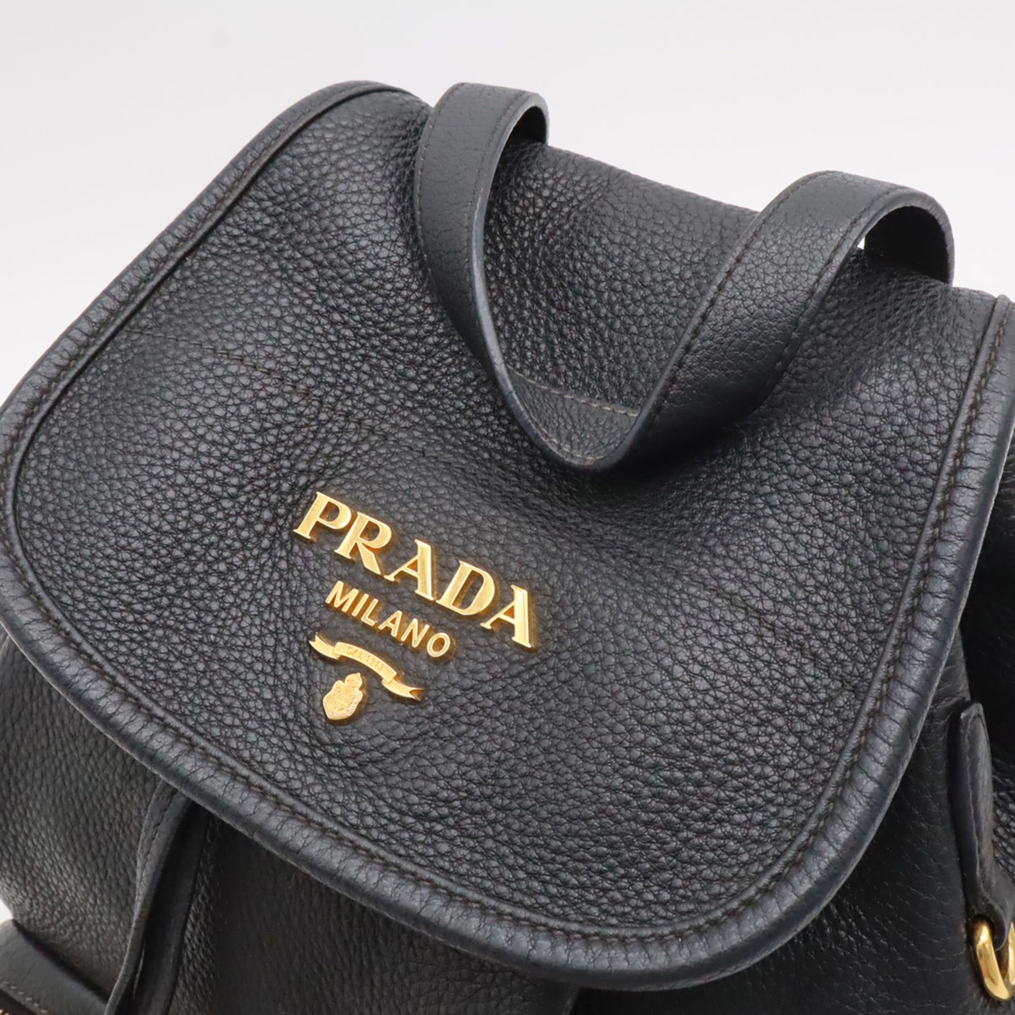 Leather Backpack (Pre-Owned) - Prada - Modalova