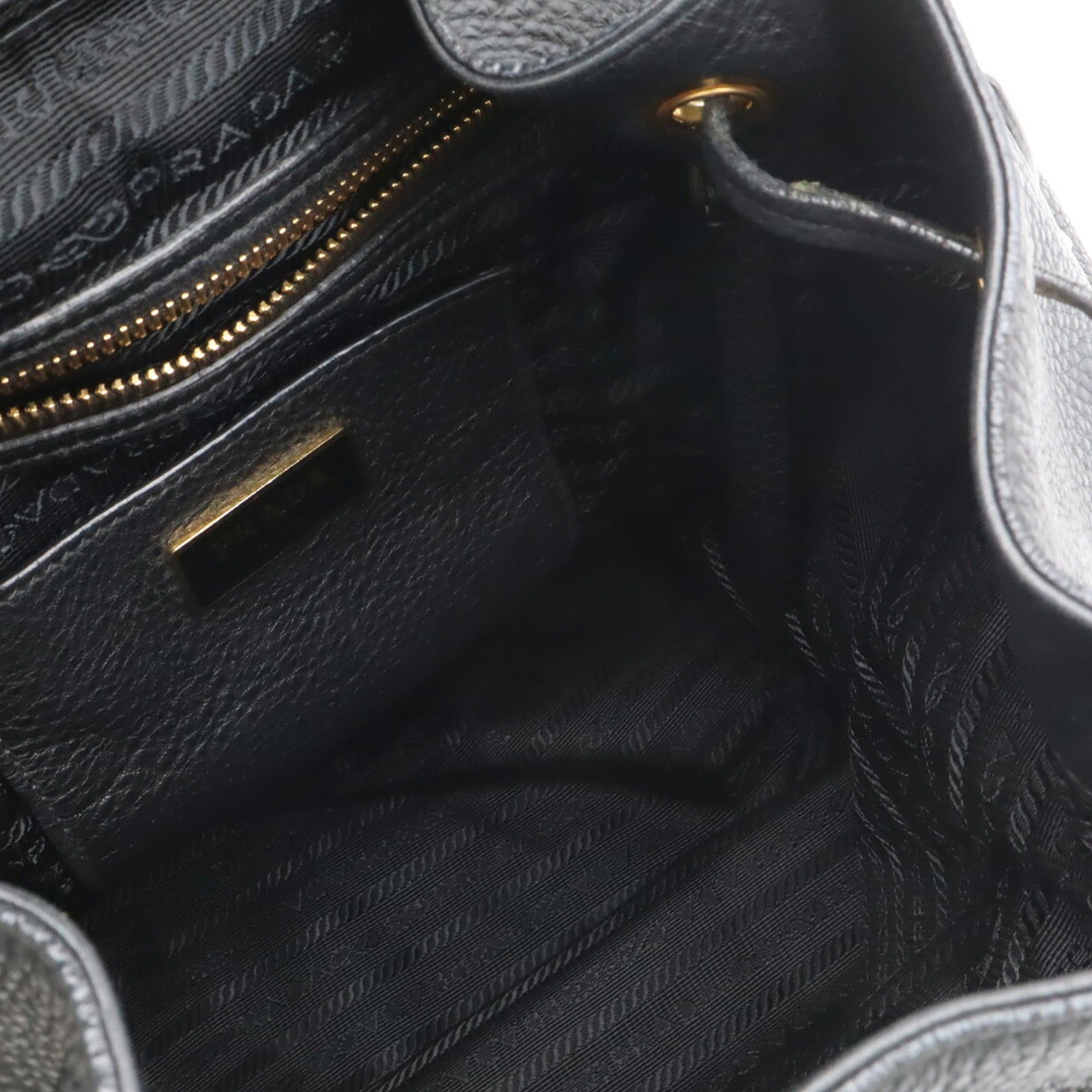 Leather Backpack (Pre-Owned) - Prada - Modalova