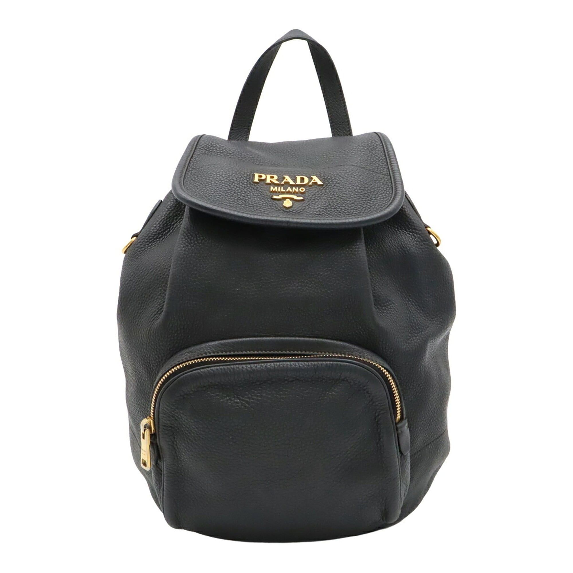Leather Backpack (Pre-Owned) - Prada - Modalova