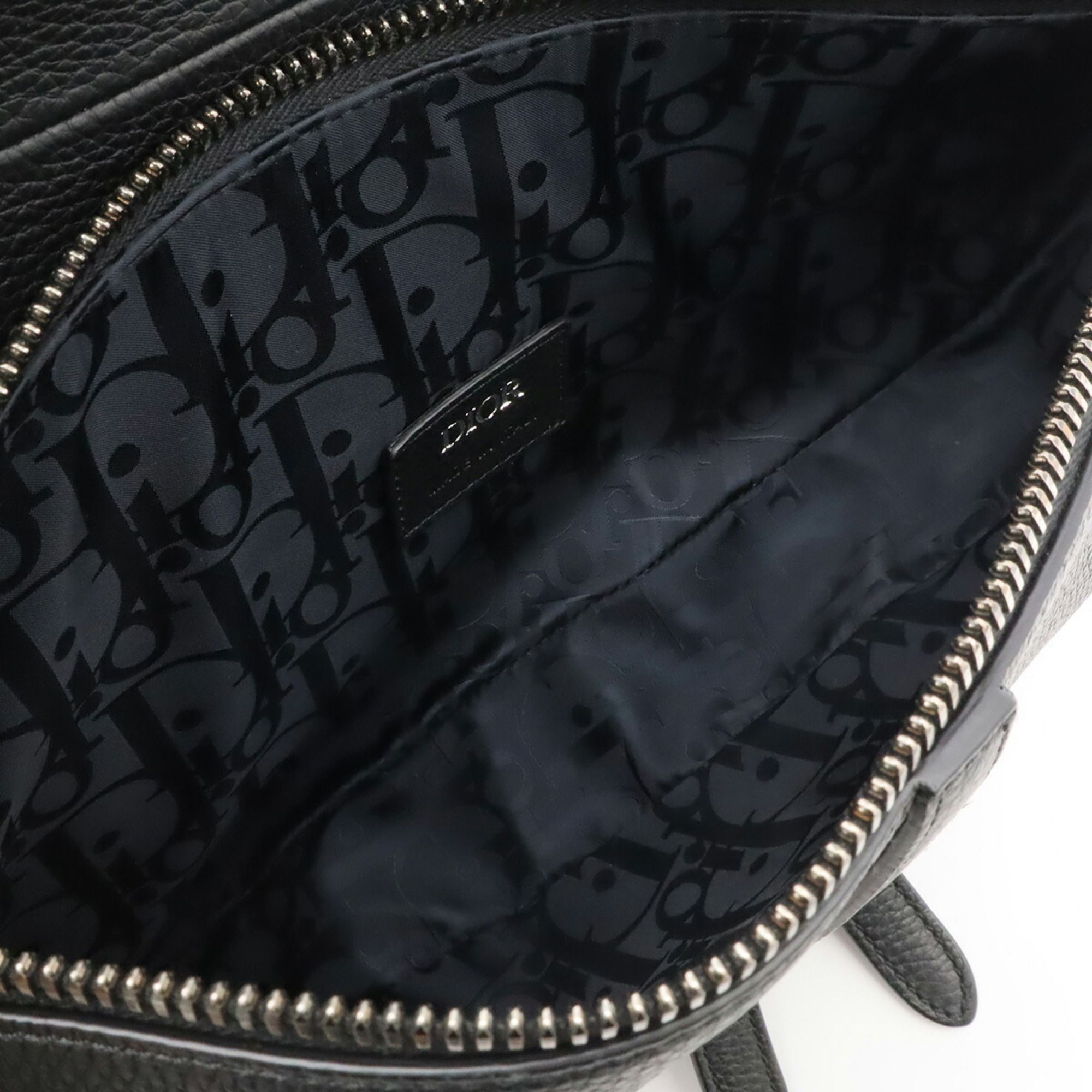 Leather Canvas Saddle Bag Sling Bag (Pre-Owned) - Christian Dior - Modalova