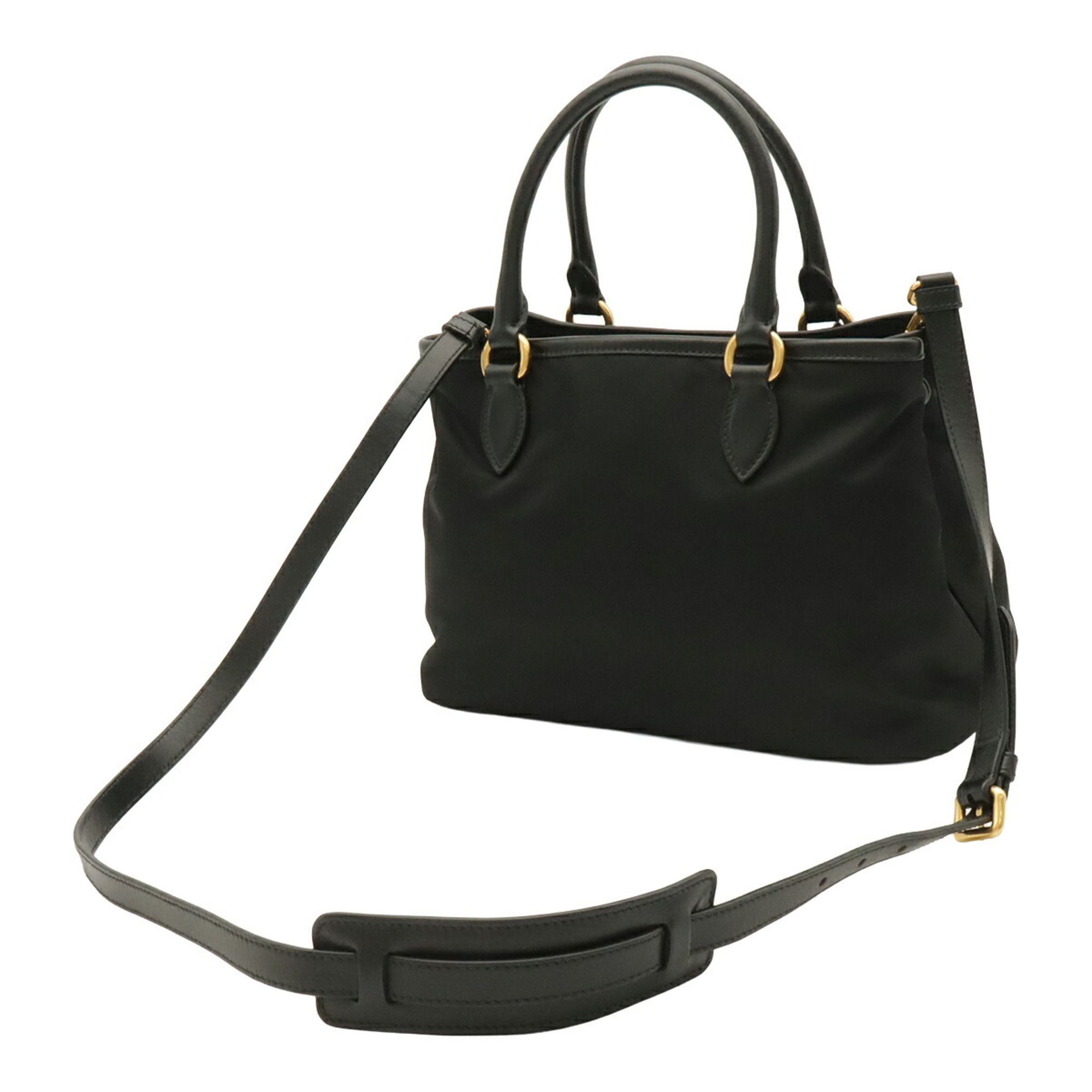 Nylon Leather Handbag Shoulder Bag (Pre-Owned) - Prada - Modalova