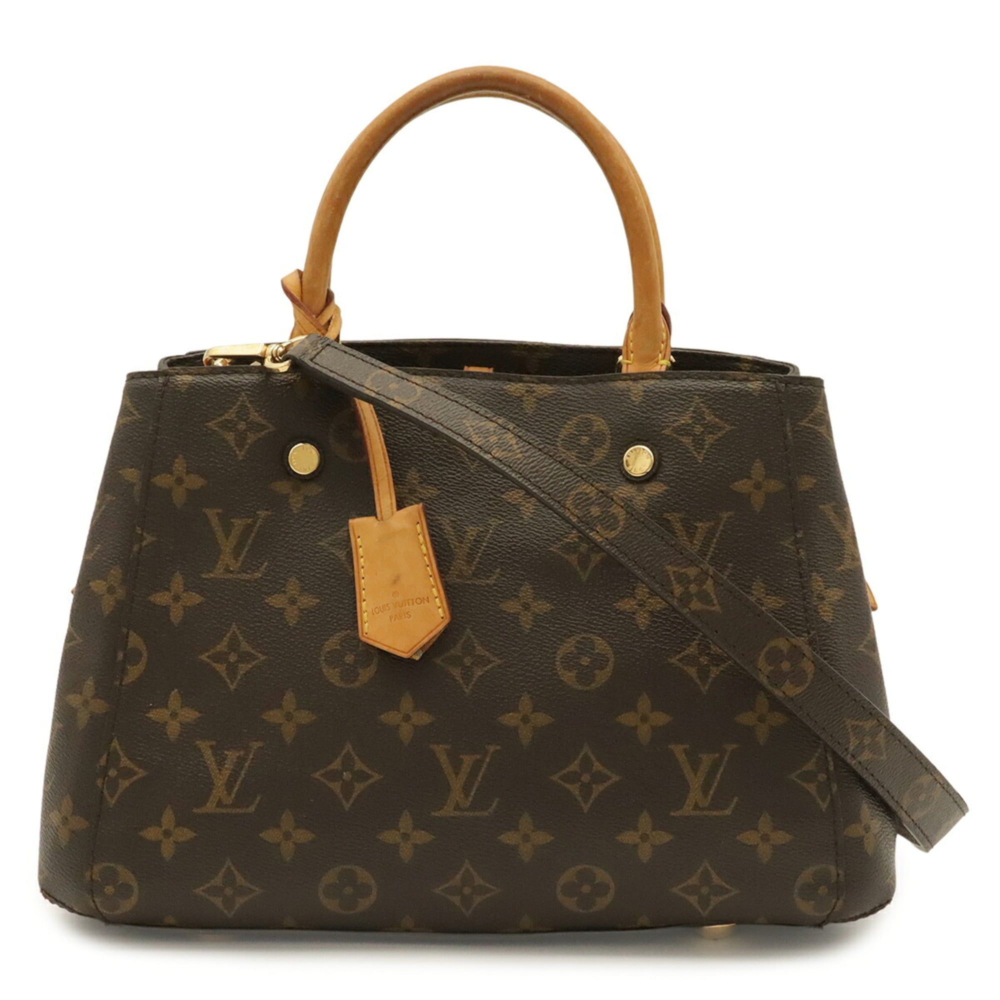 Monogram Canvas Handbag Shoulder Bag (Pre-Owned) - Louis Vuitton - Modalova