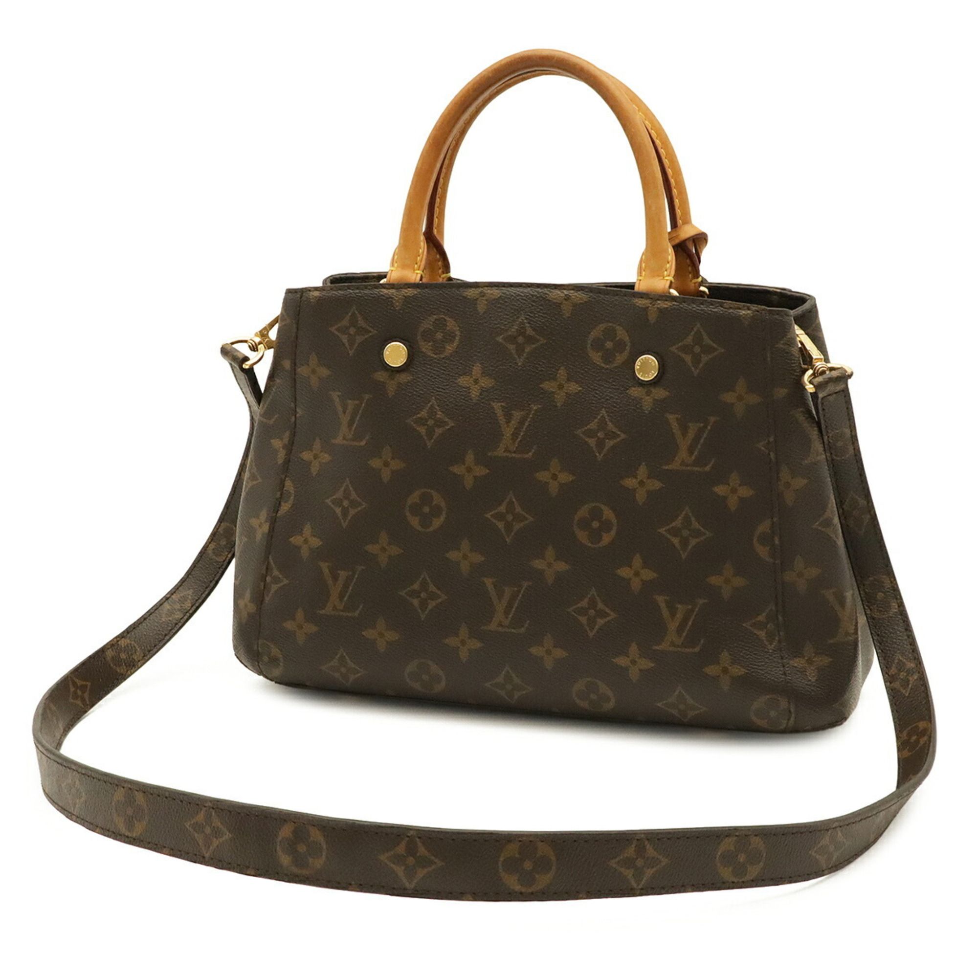 Monogram Canvas Handbag Shoulder Bag (Pre-Owned) - Louis Vuitton - Modalova