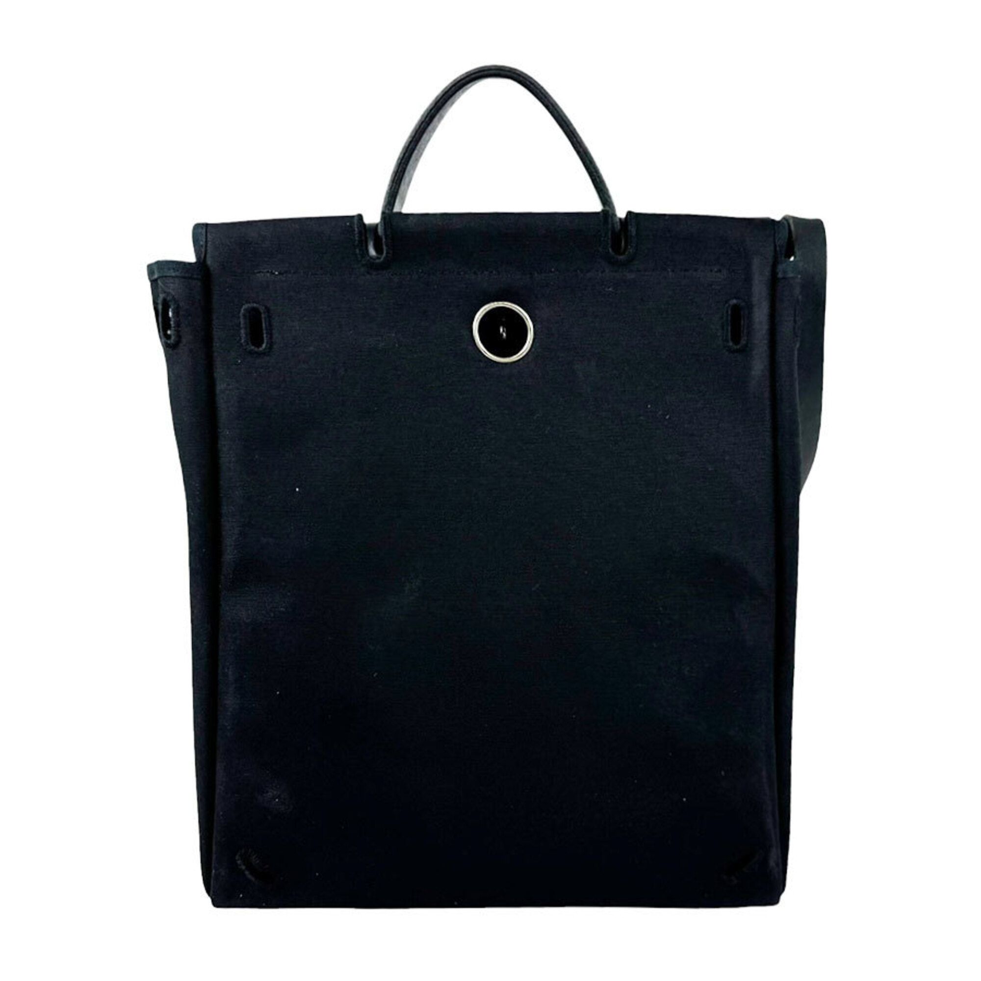 Toile Officier Handbag (Pre-Owned) - Hermes - Modalova