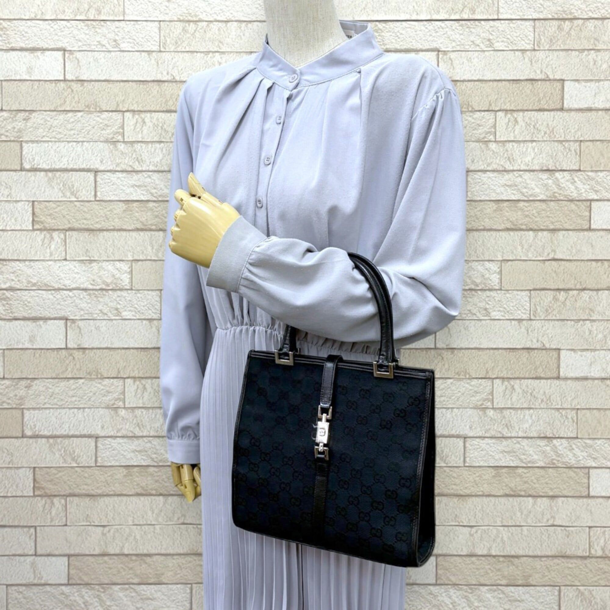 Canvas Leather Handbag (Pre-Owned) - Gucci - Modalova