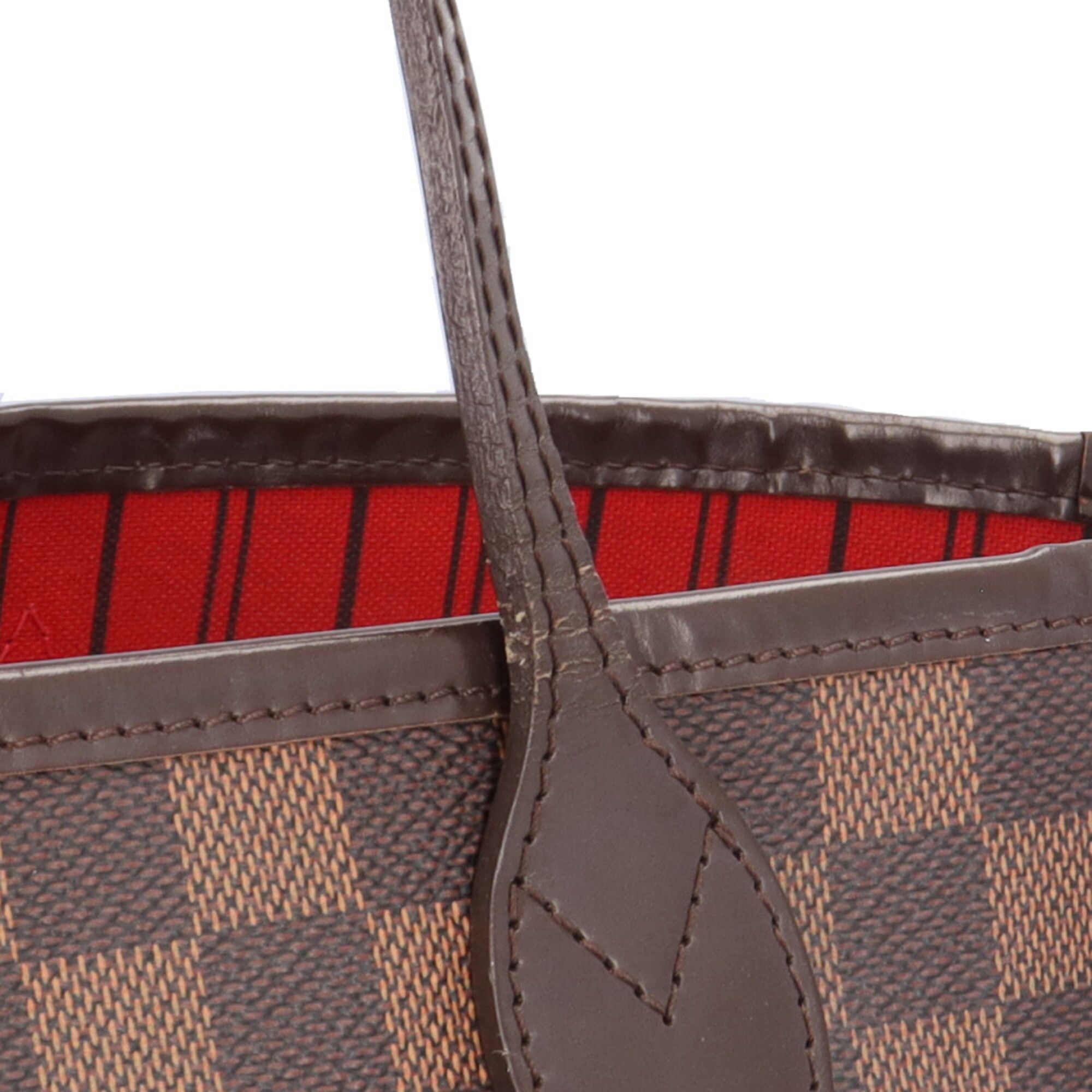 Damier Canvas Handbag Pouch Tote Bag (Pre-Owned) - Louis Vuitton - Modalova