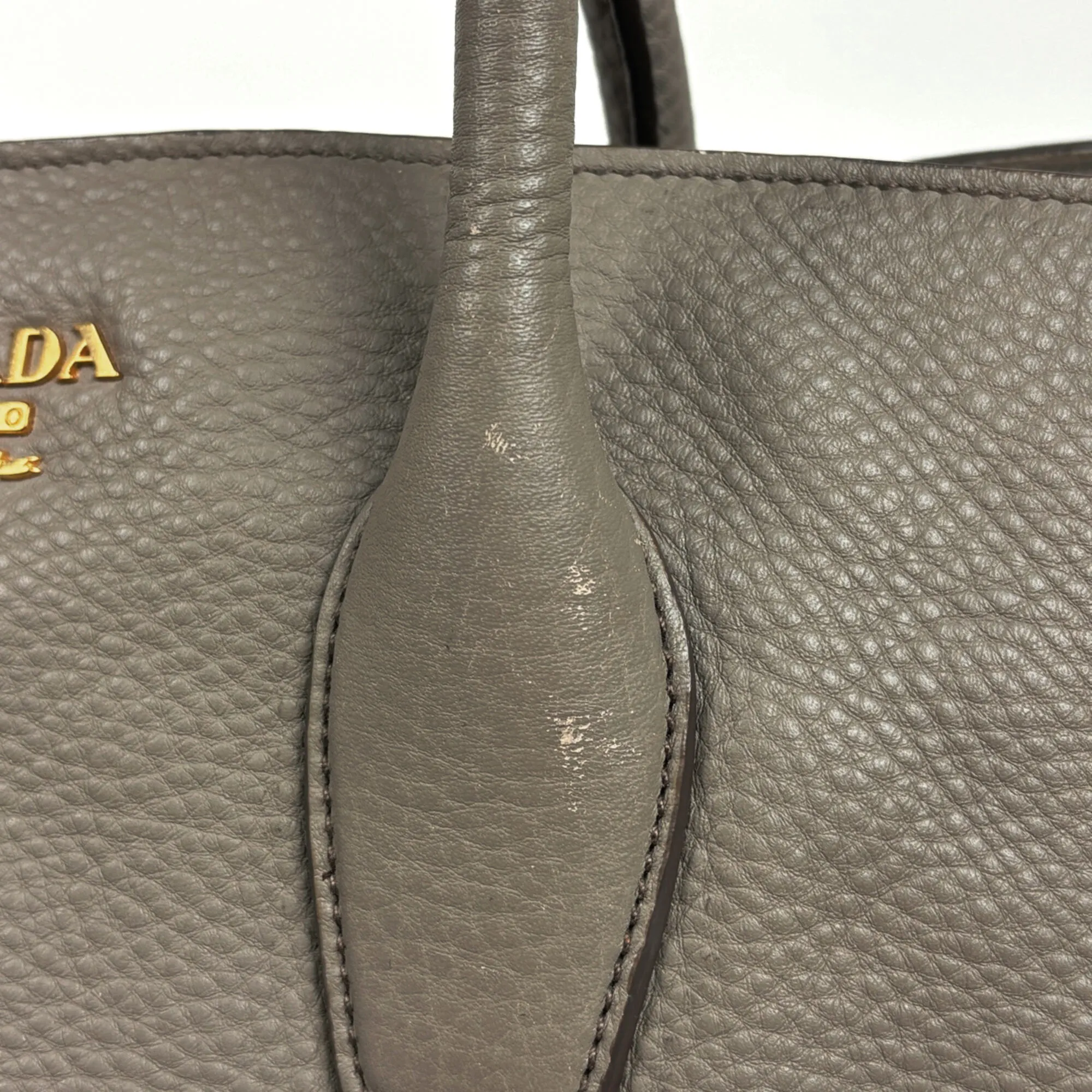 Leather Tote Bag (Pre-Owned) - Prada - Modalova