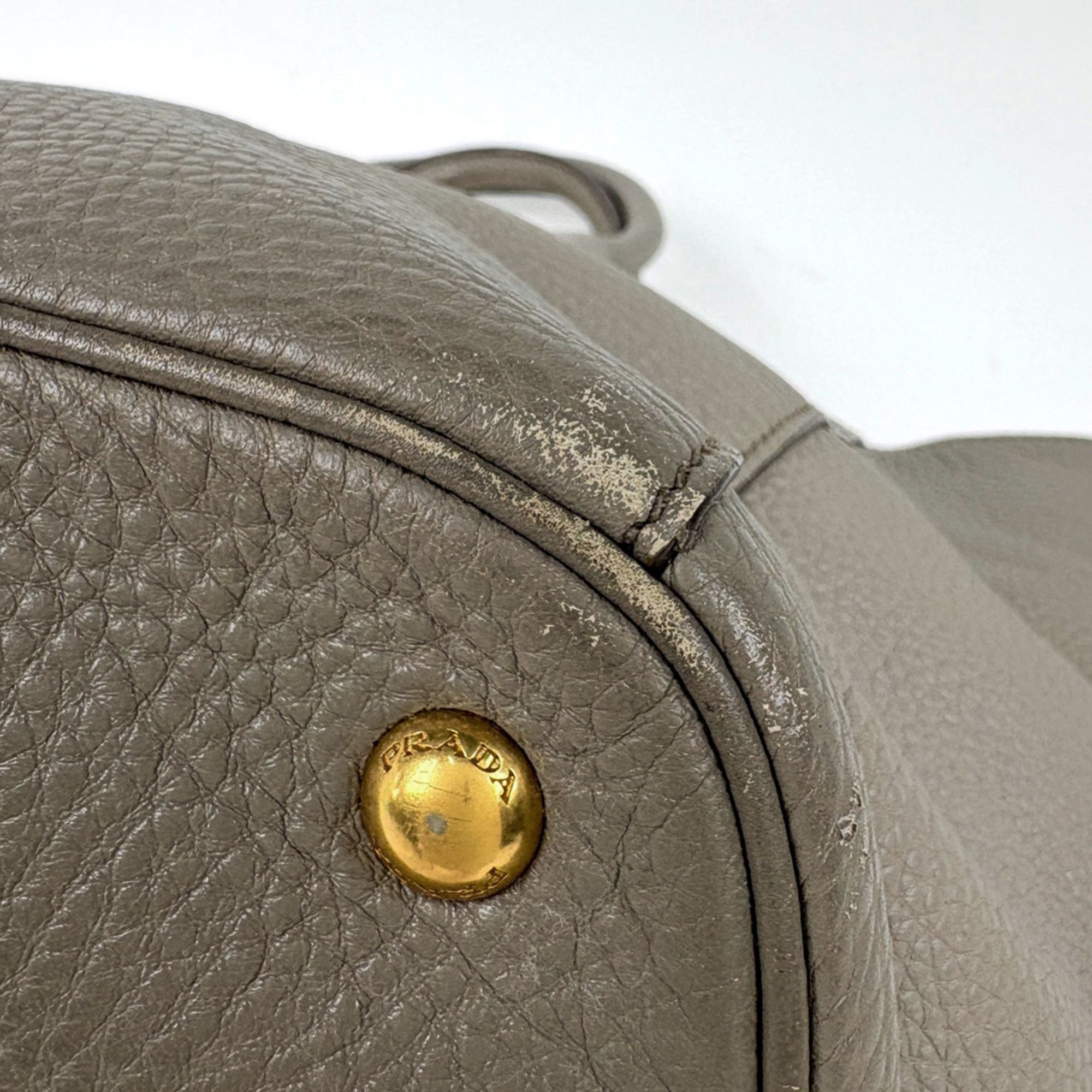 Leather Tote Bag (Pre-Owned) - Prada - Modalova
