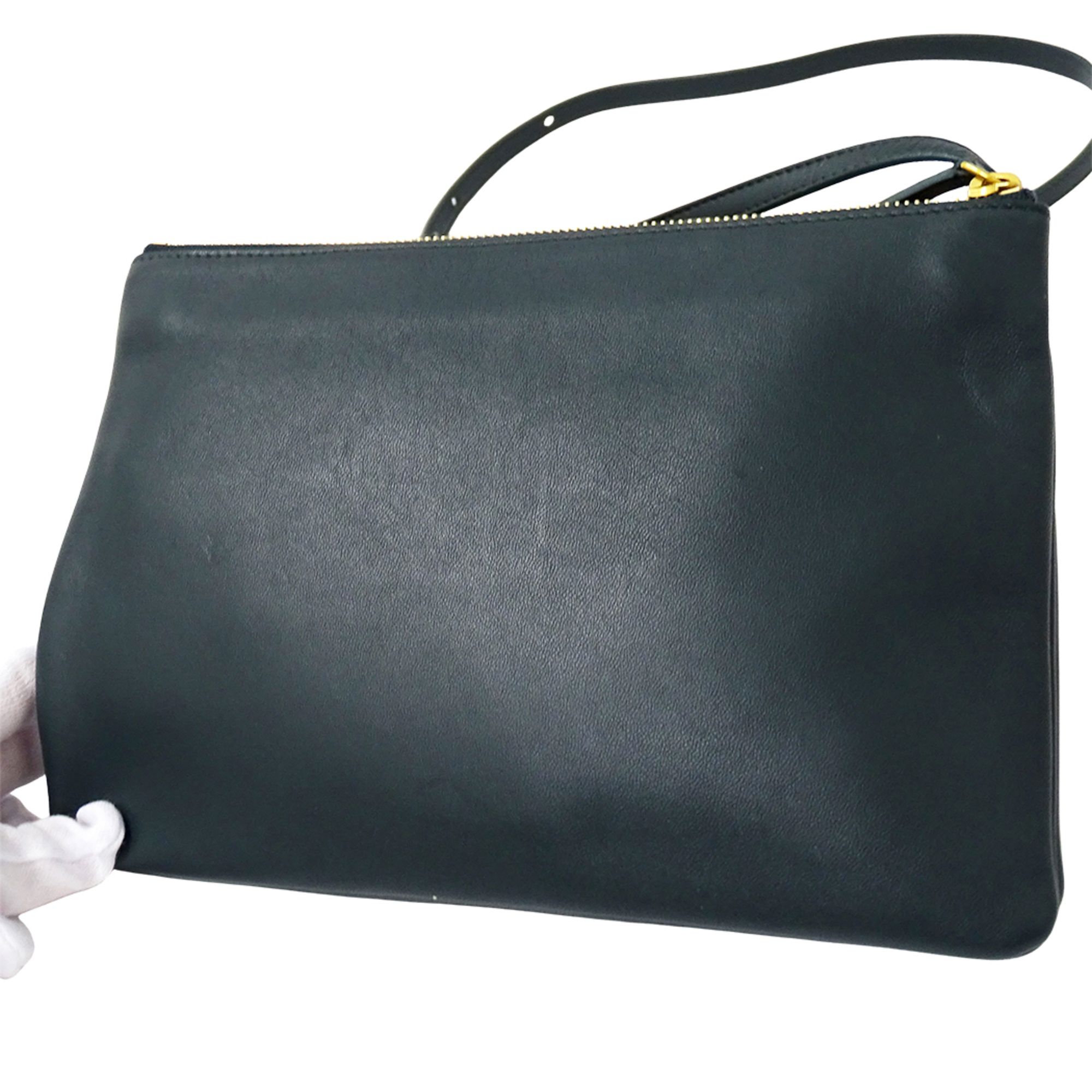 Leather Handbag Pochette Shoulder Bag (Pre-Owned) - Celine - Modalova