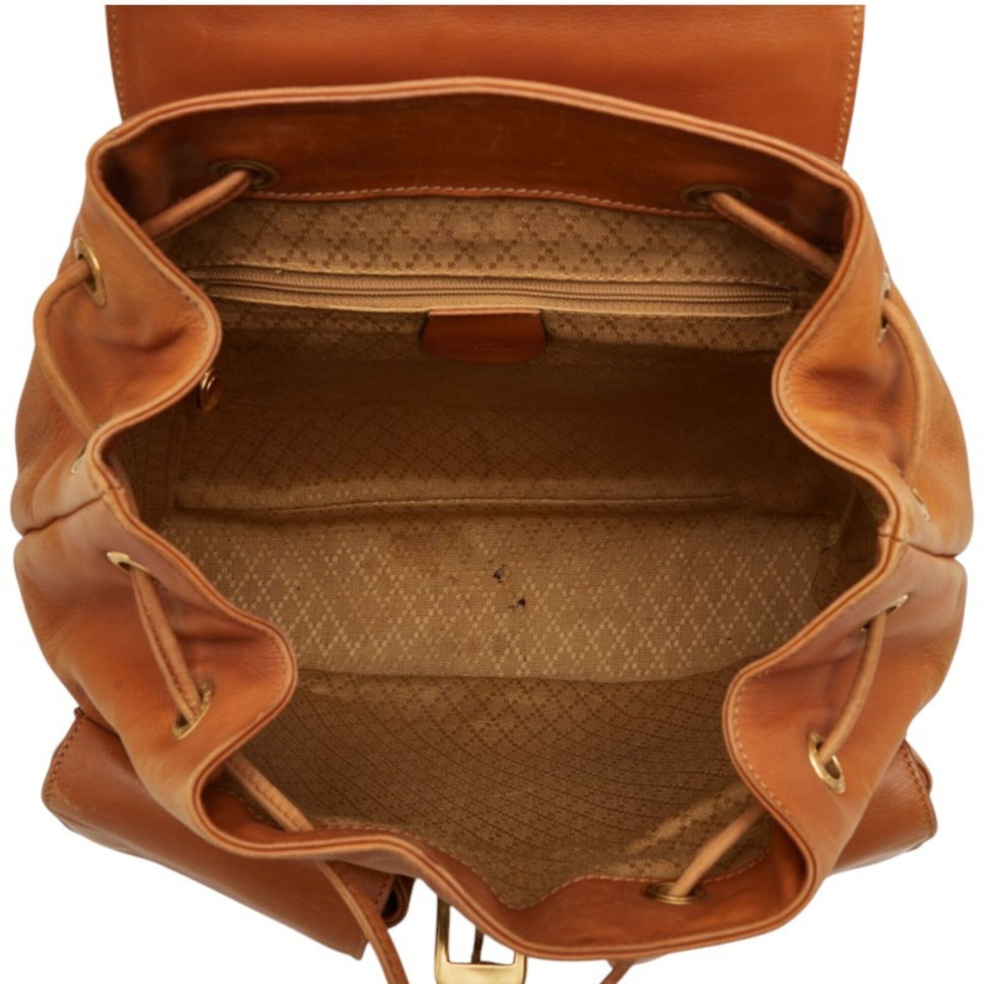 Leather Backpack (Pre-Owned) - Gucci - Modalova