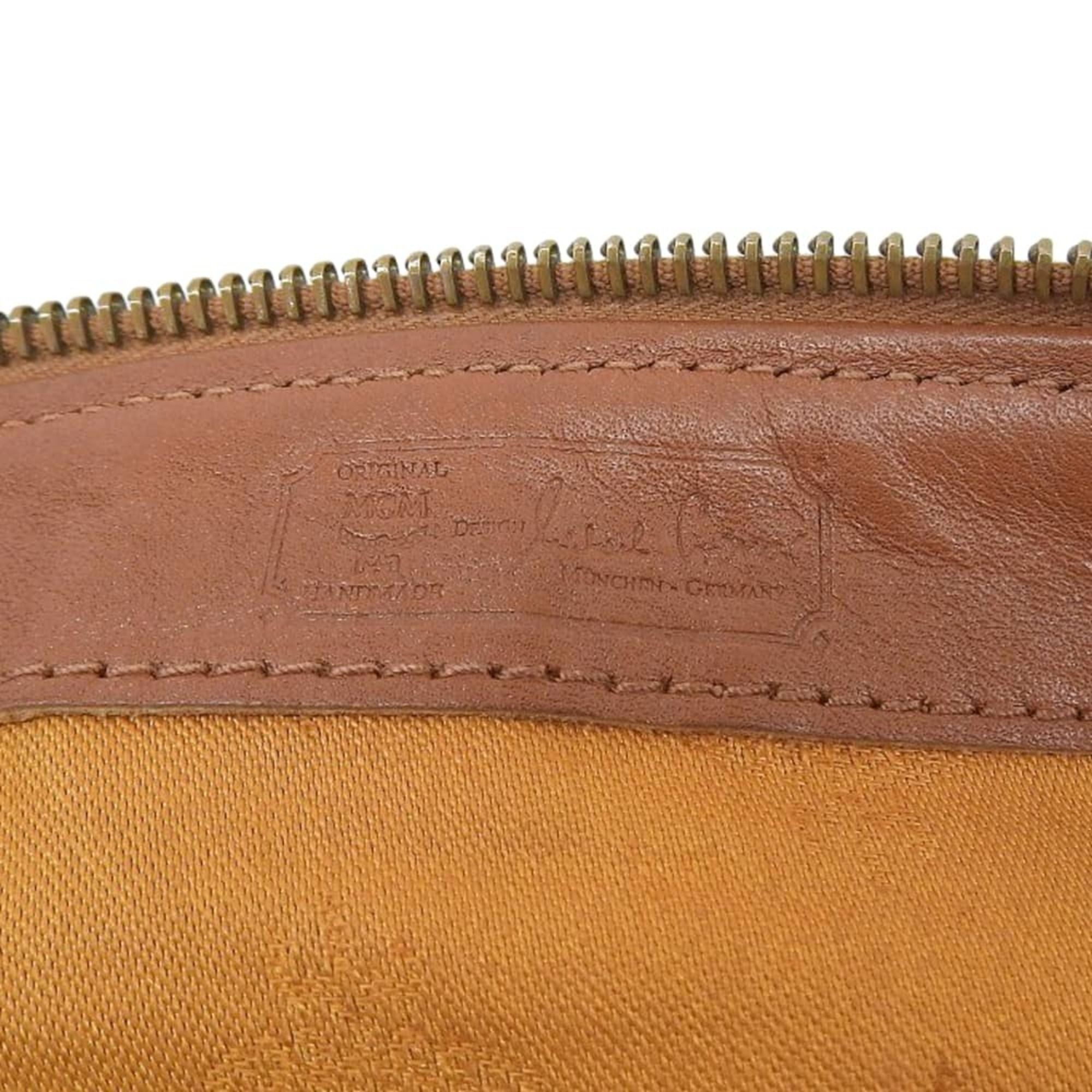 Visetos Canvas Boston Bag Handbag (Pre-Owned) - MCM - Modalova