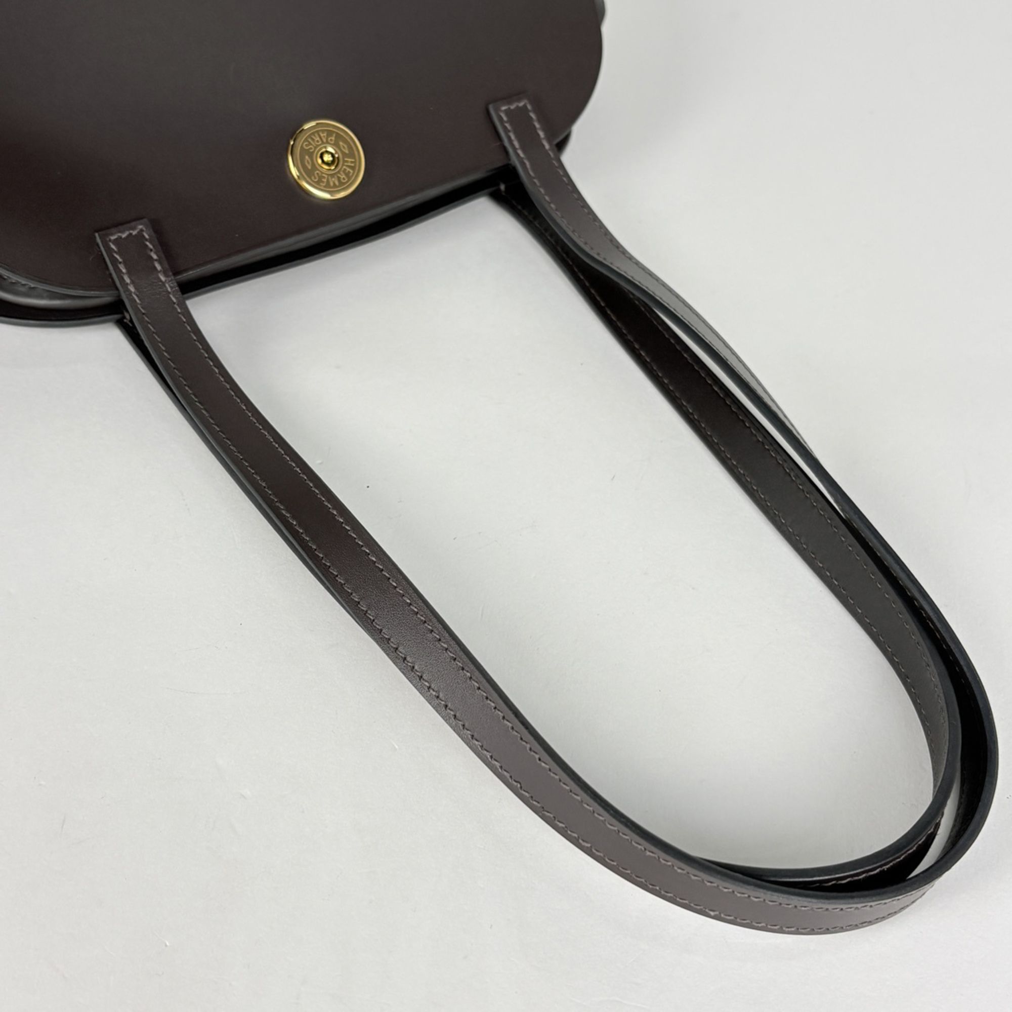 Sellier Canvas Vache Leather Shoulder Bag (Pre-Owned) - Hermes - Modalova