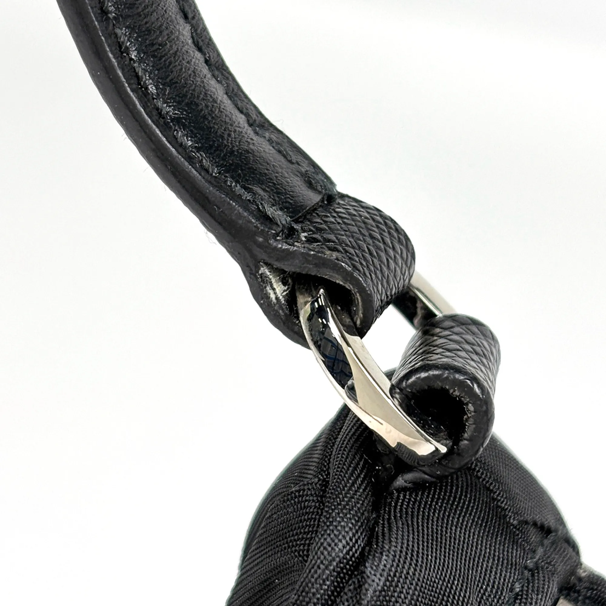 Nylon Leather Handbag (Pre-Owned) - Prada - Modalova