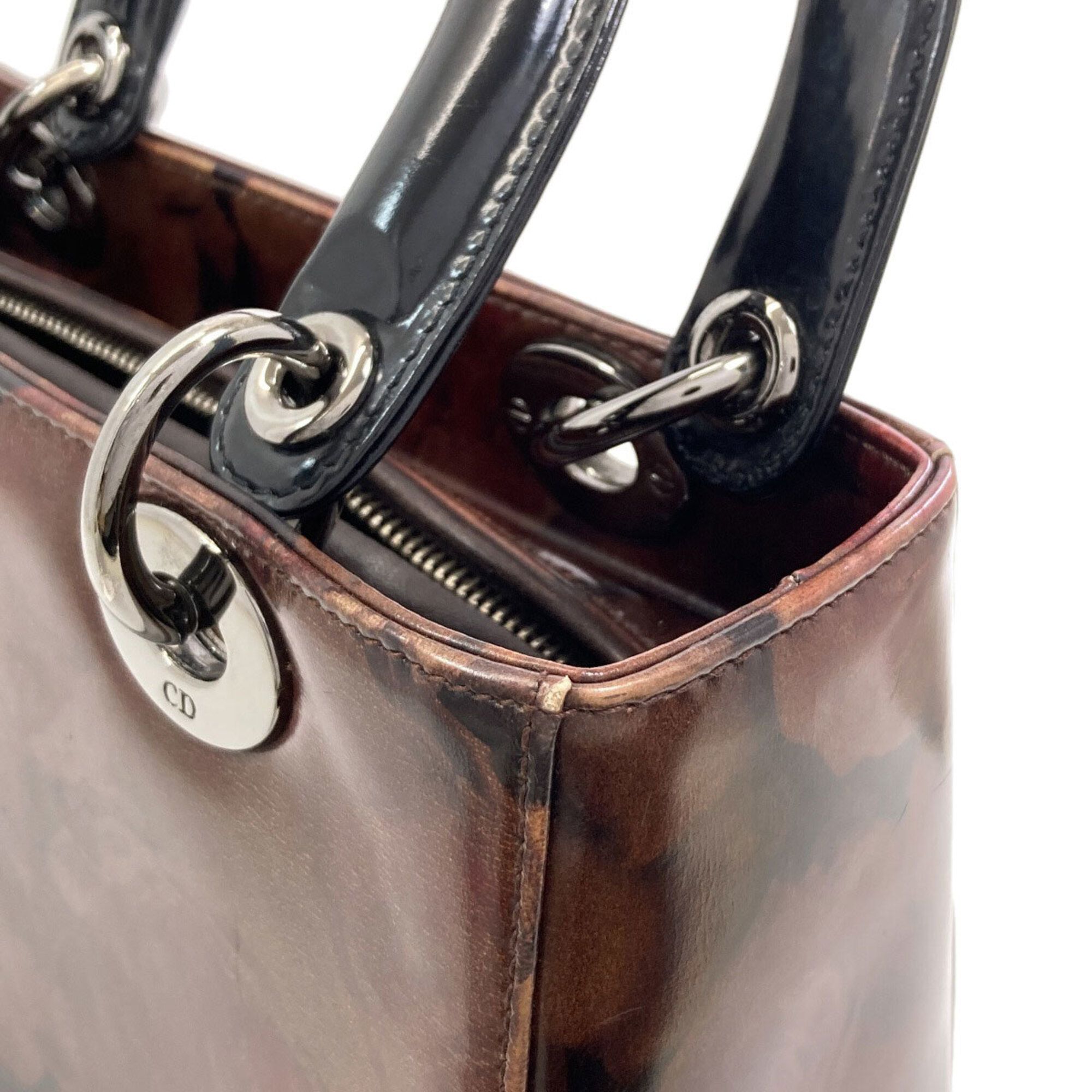 Patent Leather Handbag (Pre-Owned) - Christian Dior - Modalova