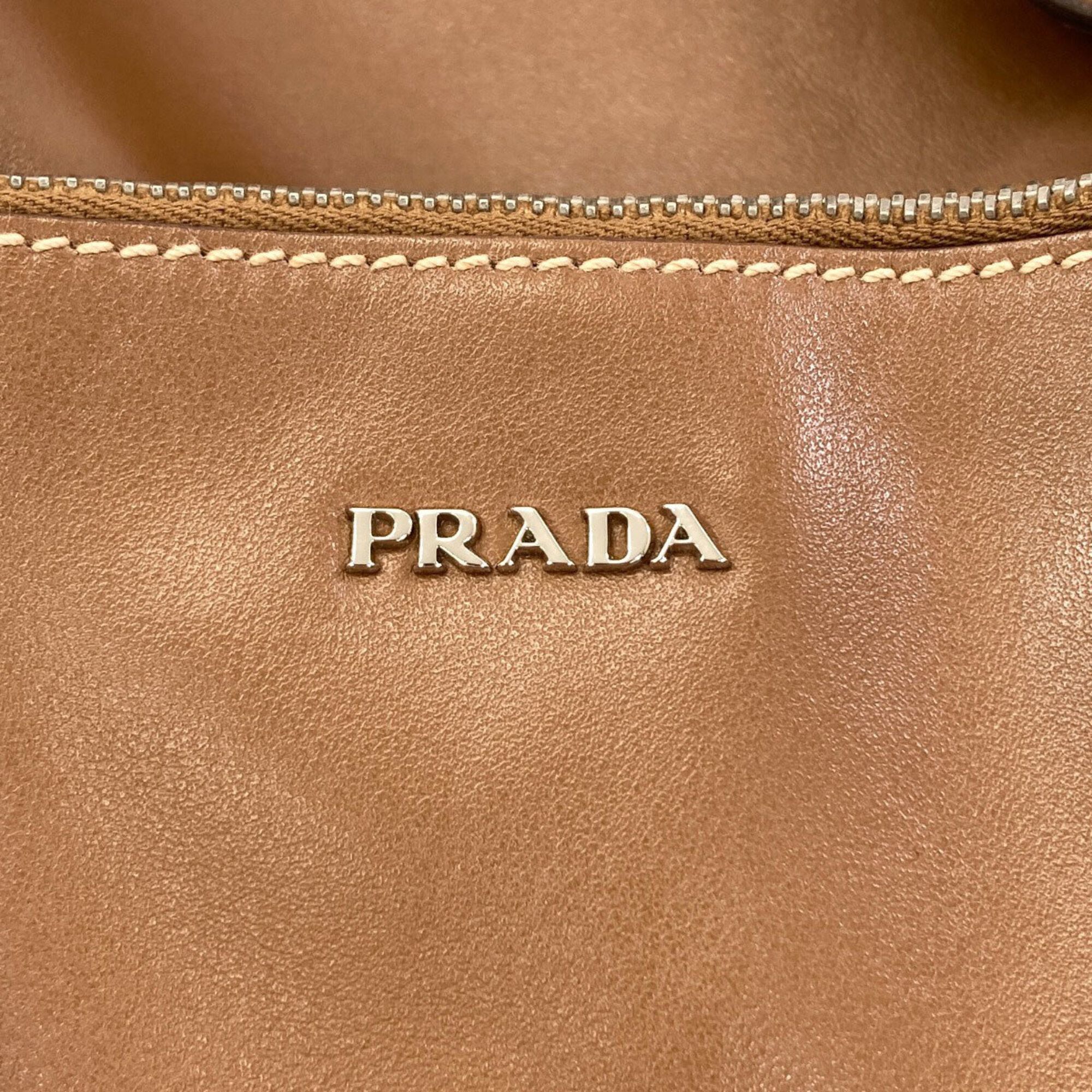 Leather Tote Bag (Pre-Owned) - Prada - Modalova