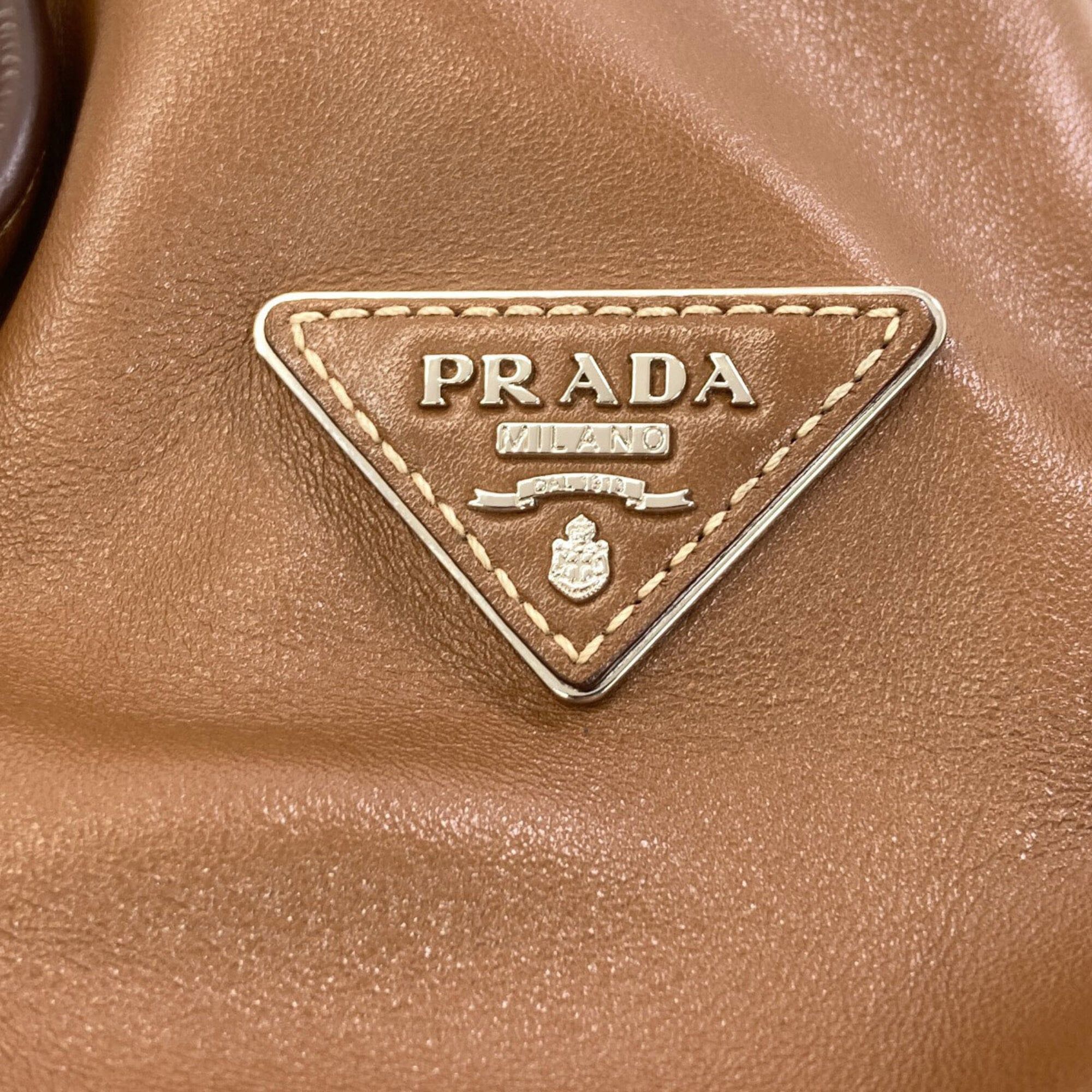 Leather Tote Bag (Pre-Owned) - Prada - Modalova