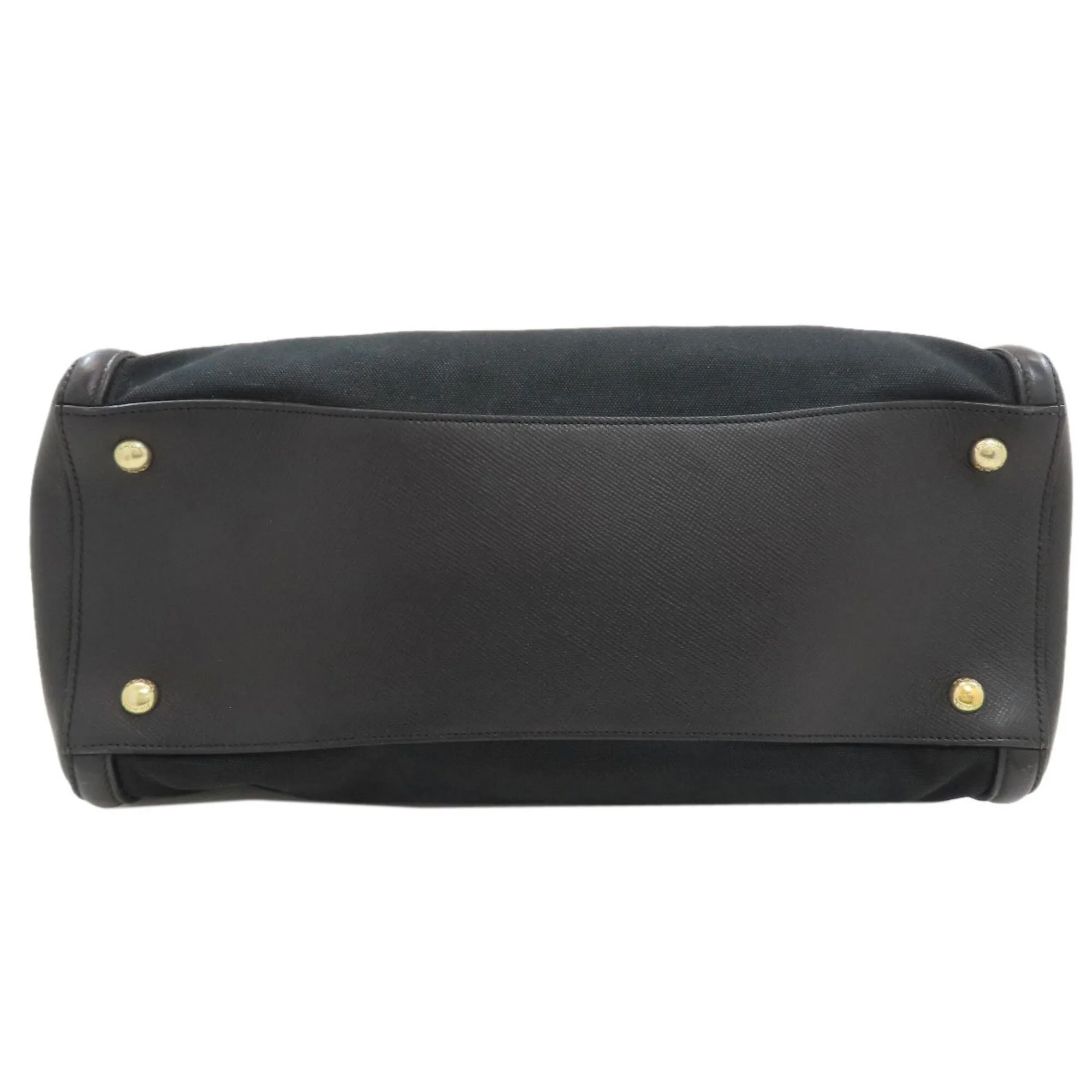 Canvas Leather Tote Bag (Pre-Owned) - Prada - Modalova