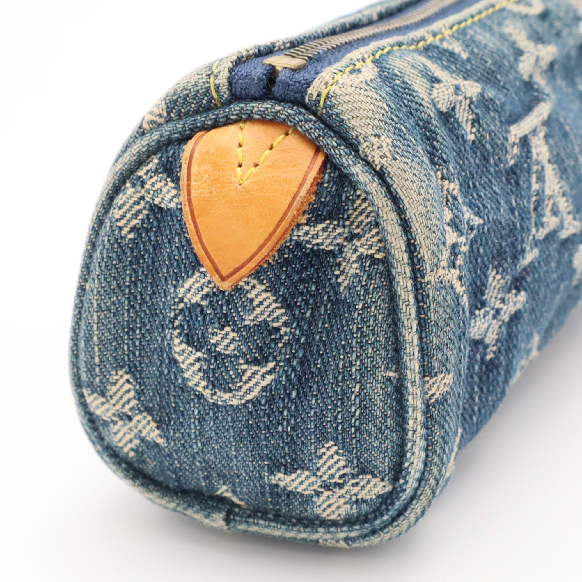 Monogram Denim Handbag Pouch (Pre-Owned) - Louis Vuitton - Modalova